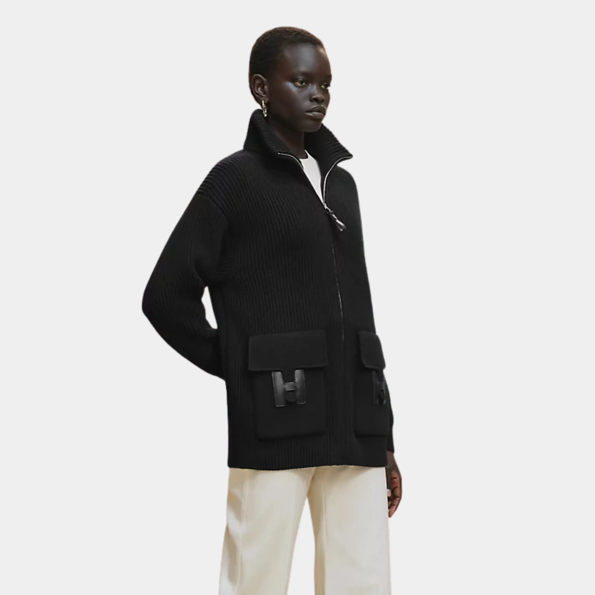 Wool Knit Cardigan - Image 5