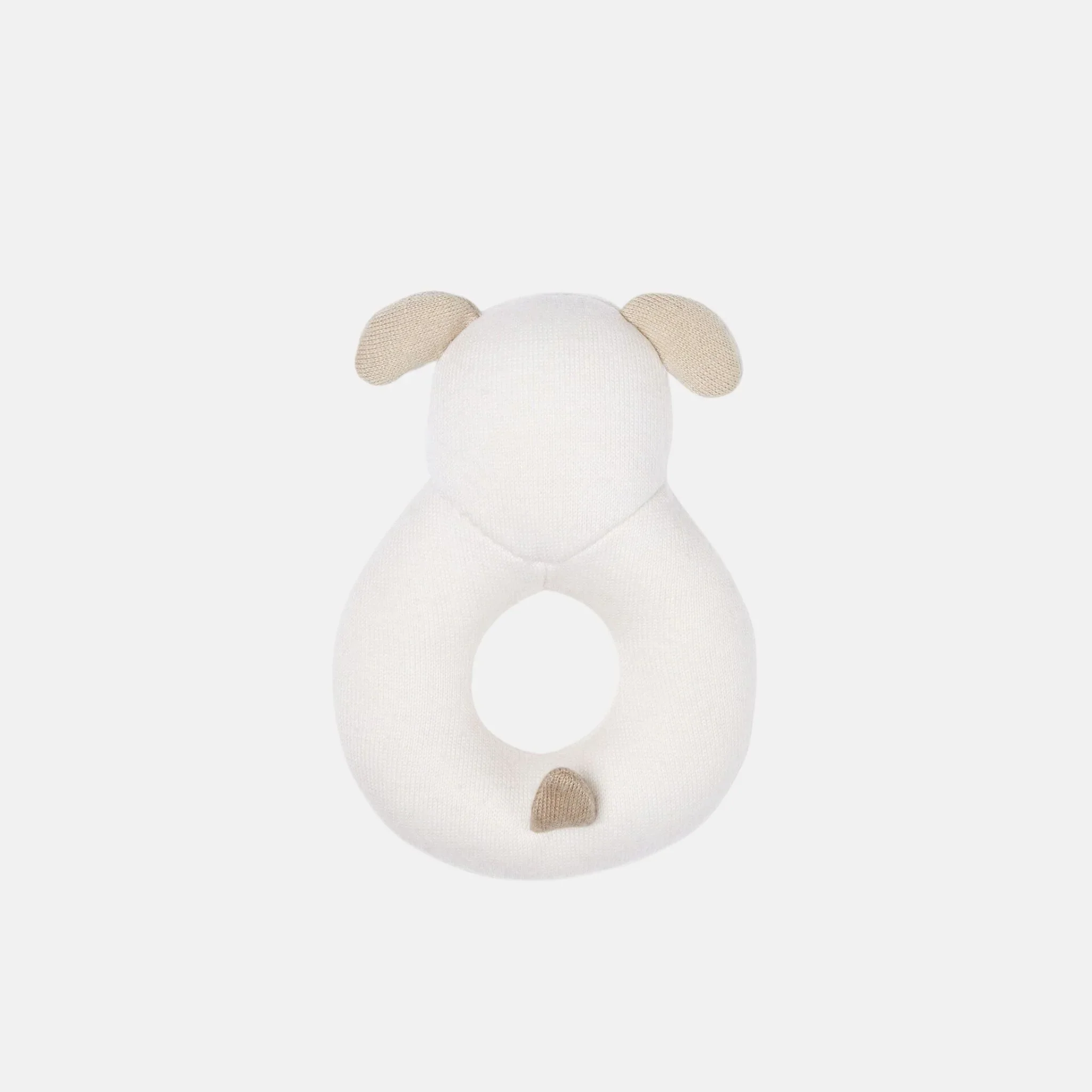 Baby Dog Rattle Virgin Wool - Image 2