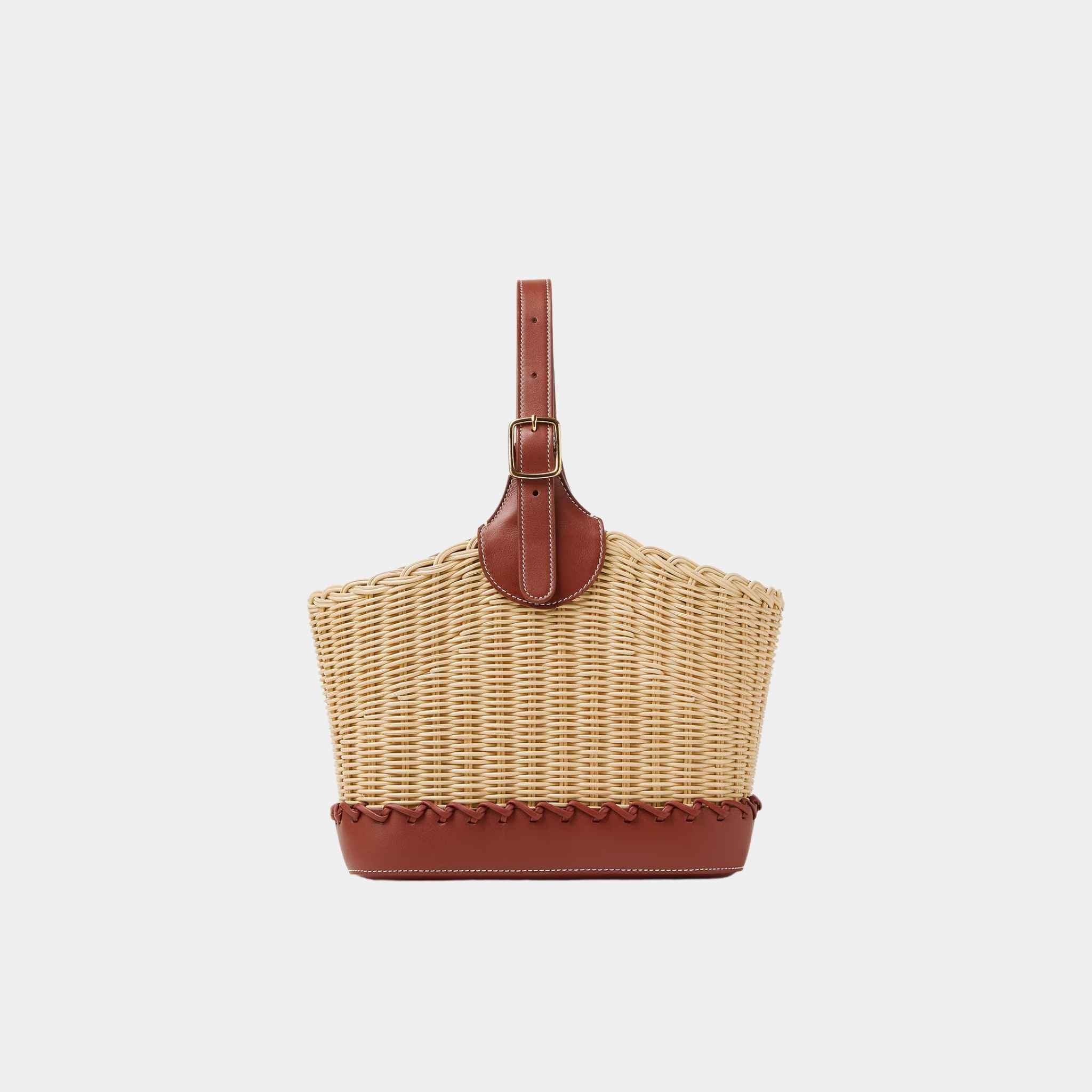 Bobbin Bucket Bag Wicker