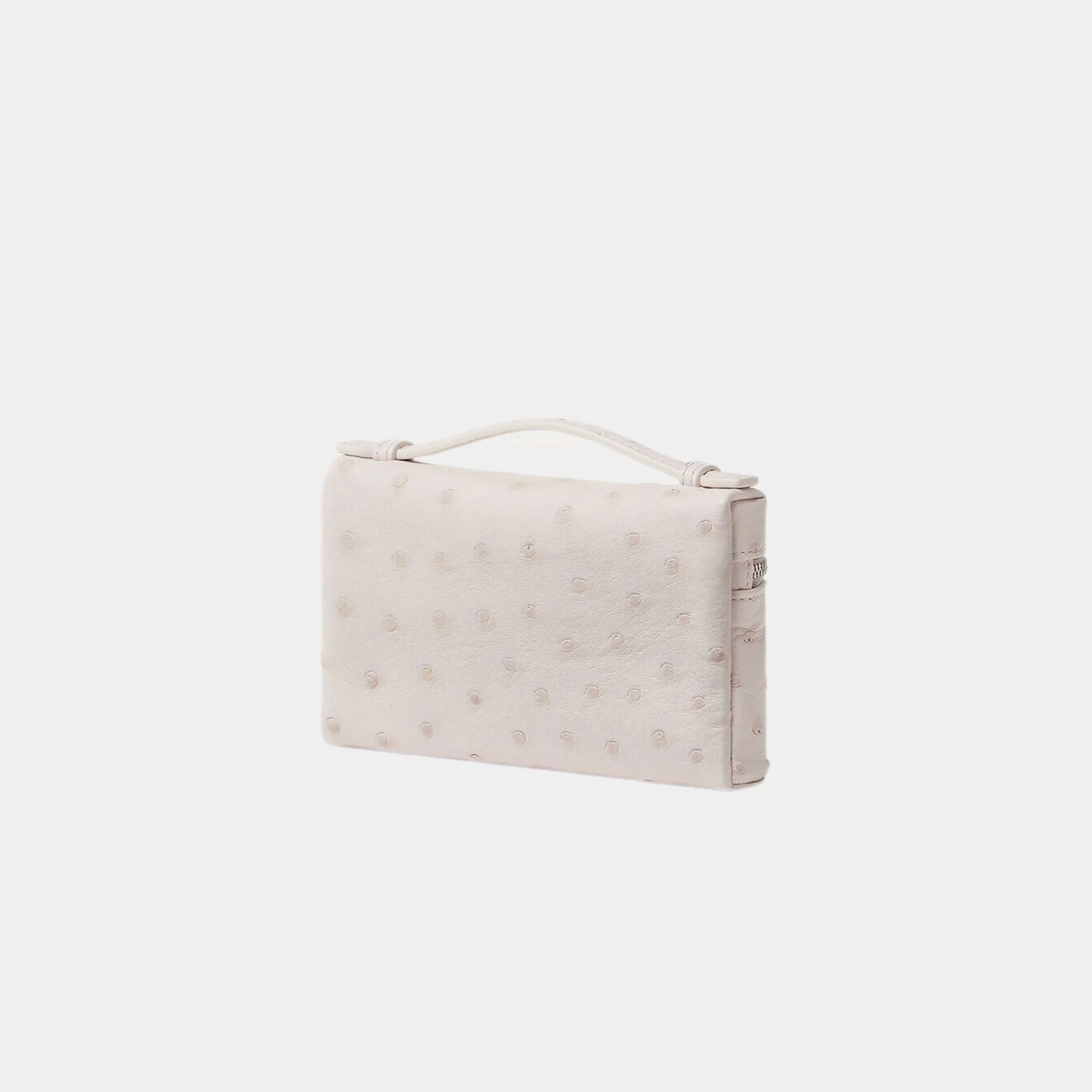 Extra Pocket Mini Pouch Ostrich Leather - Image 2