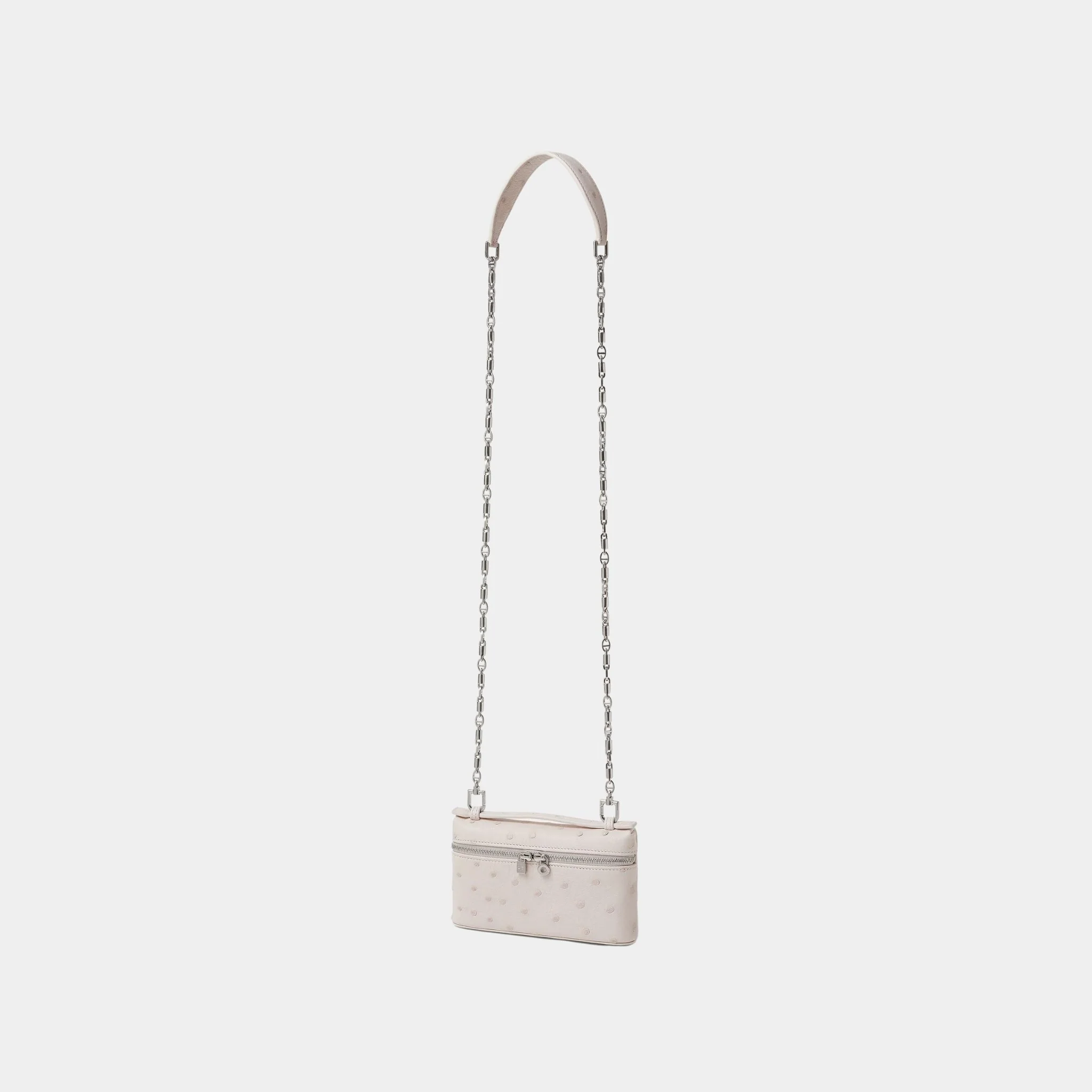 Extra Pocket Mini Pouch Ostrich Leather - Image 3
