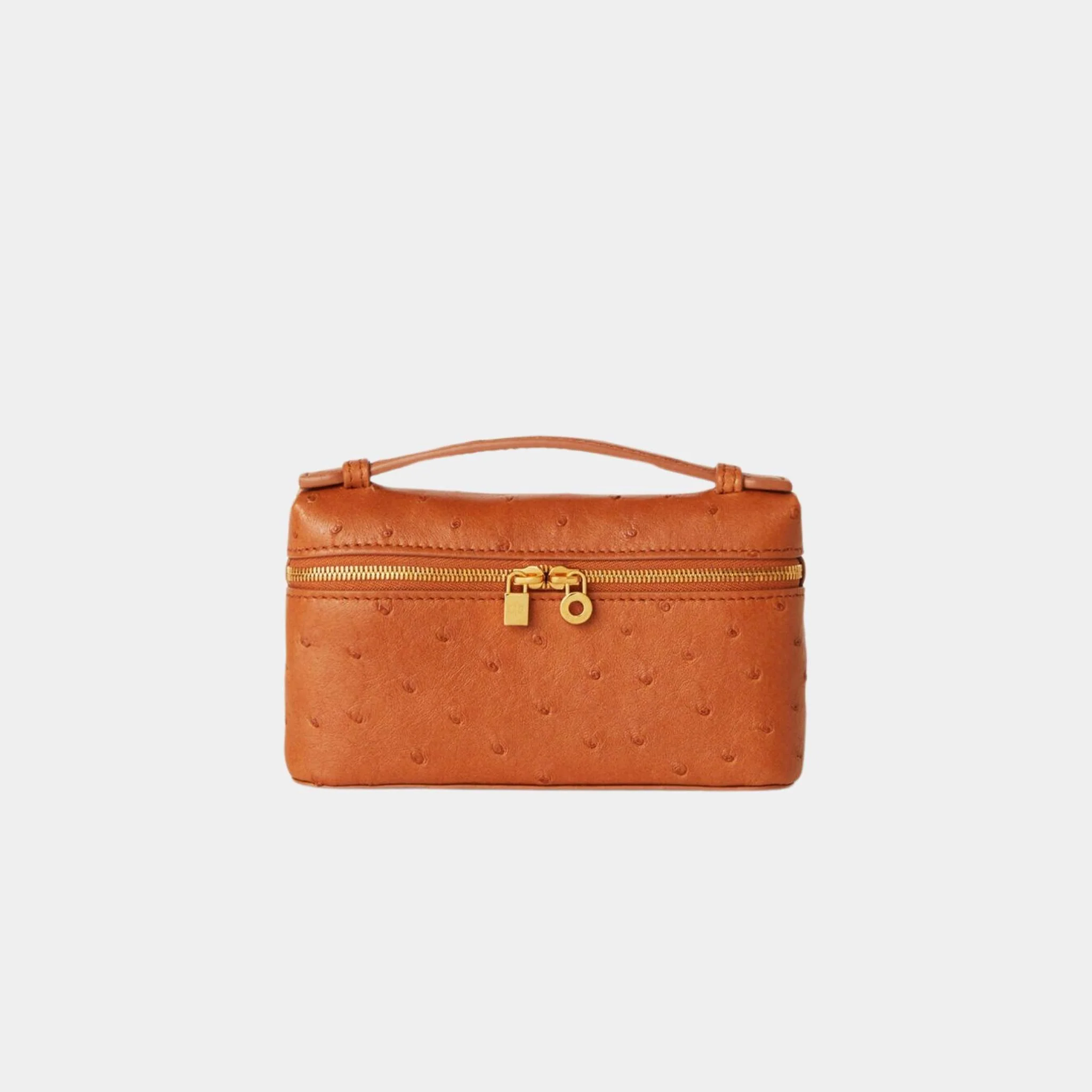 Extra Pocket Mini Pouch Ostrich Leather - Image 4