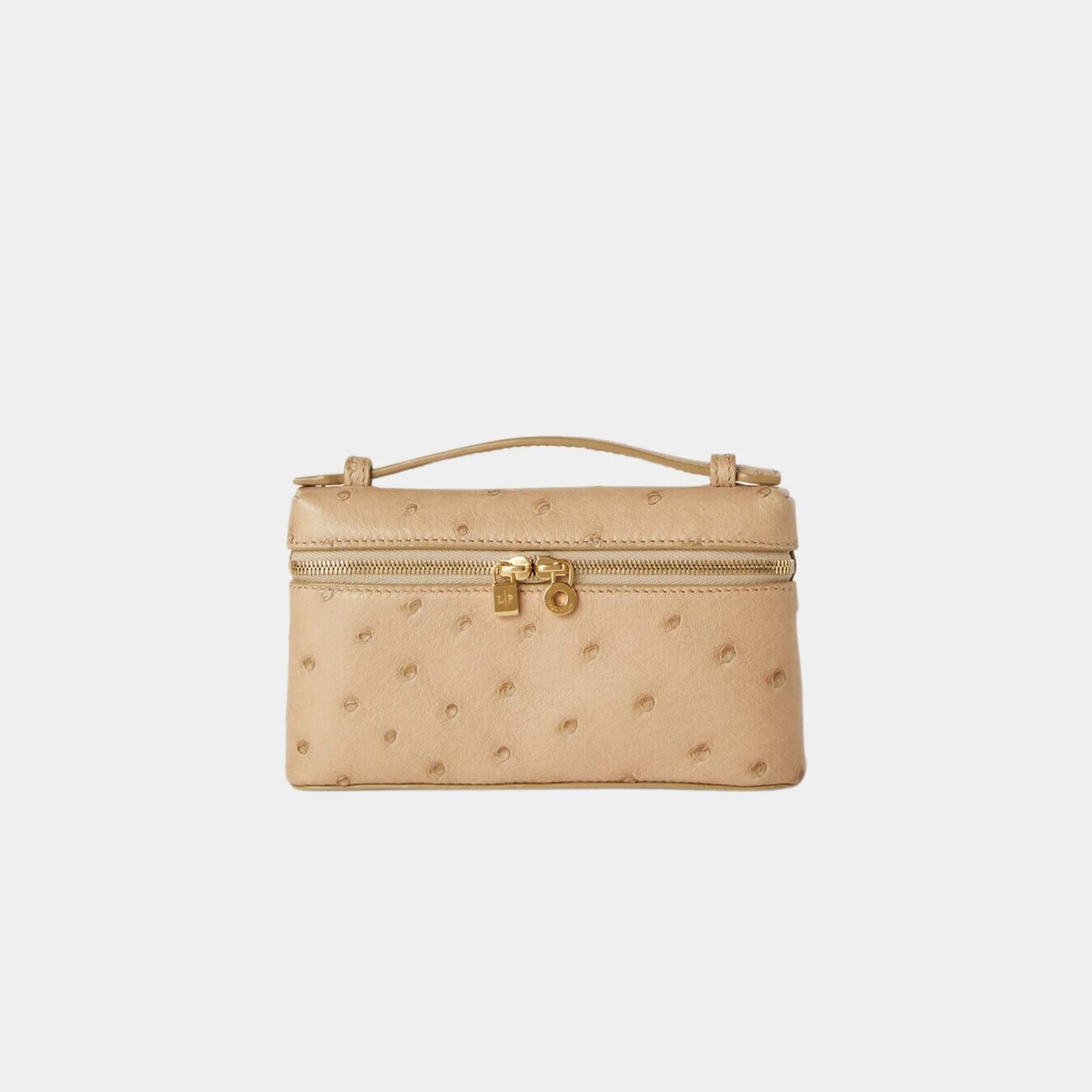 Extra Pocket Mini Pouch Ostrich Leather - Image 7