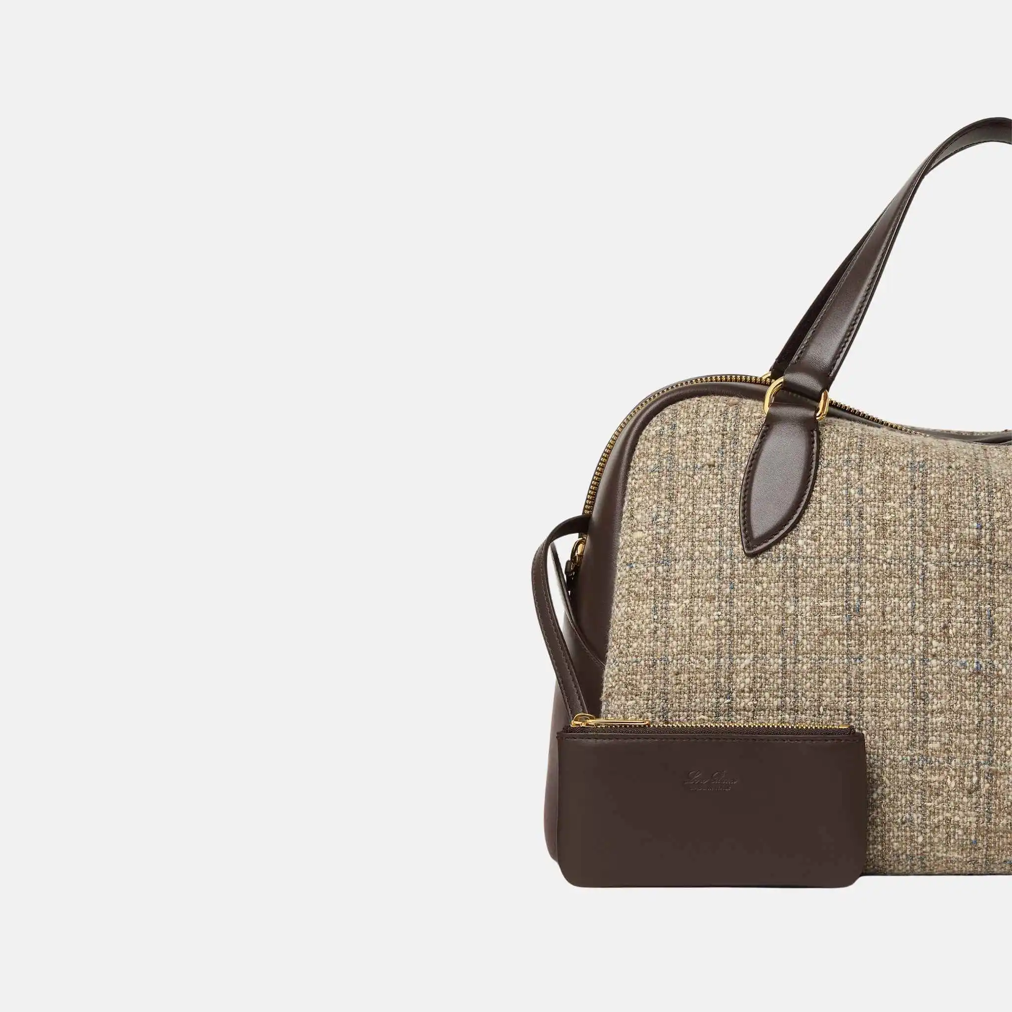 Medium Needle Bag in Virgin Wool and Linen - Image 3