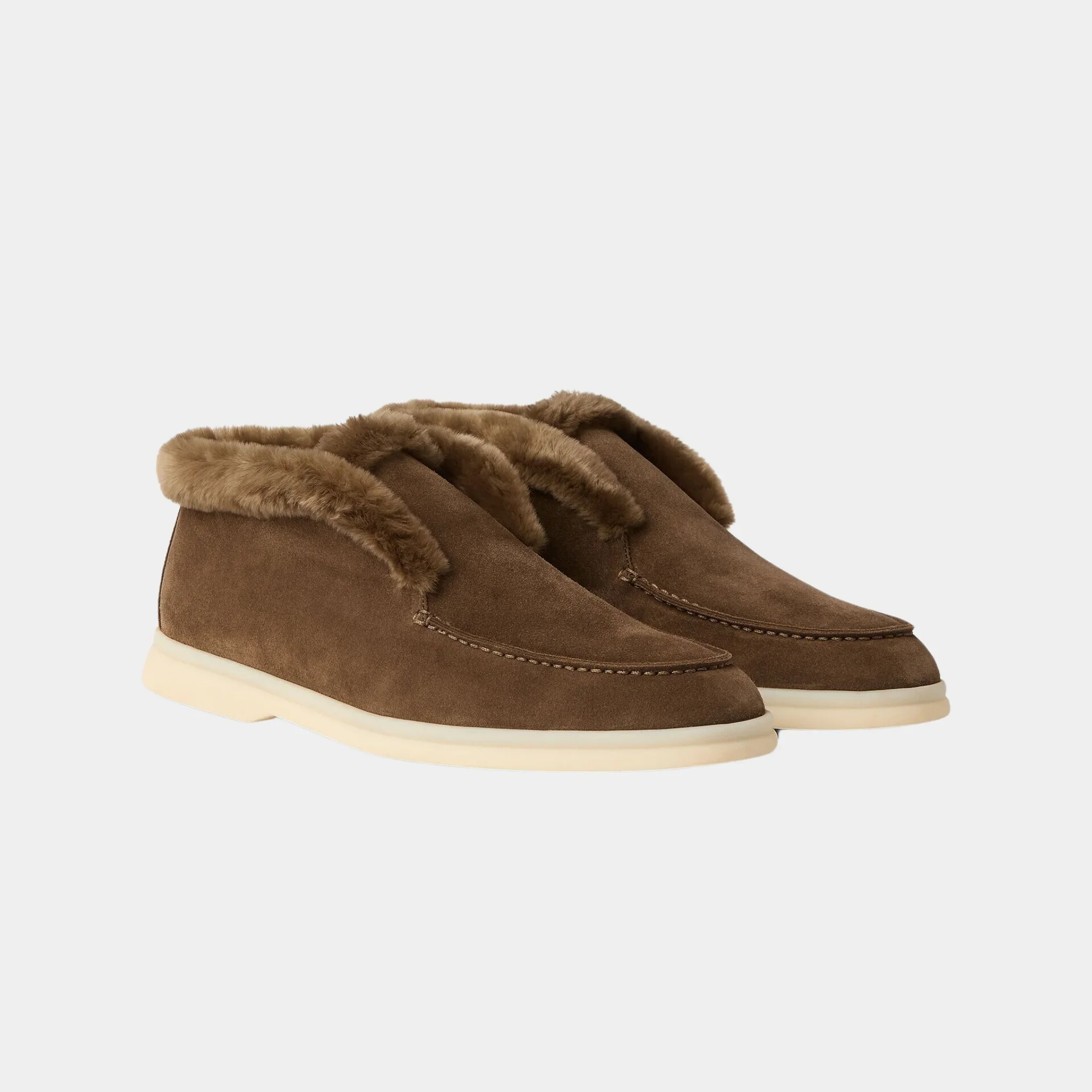 Open Walk Ankle Boot in Suede for Women - Image 2