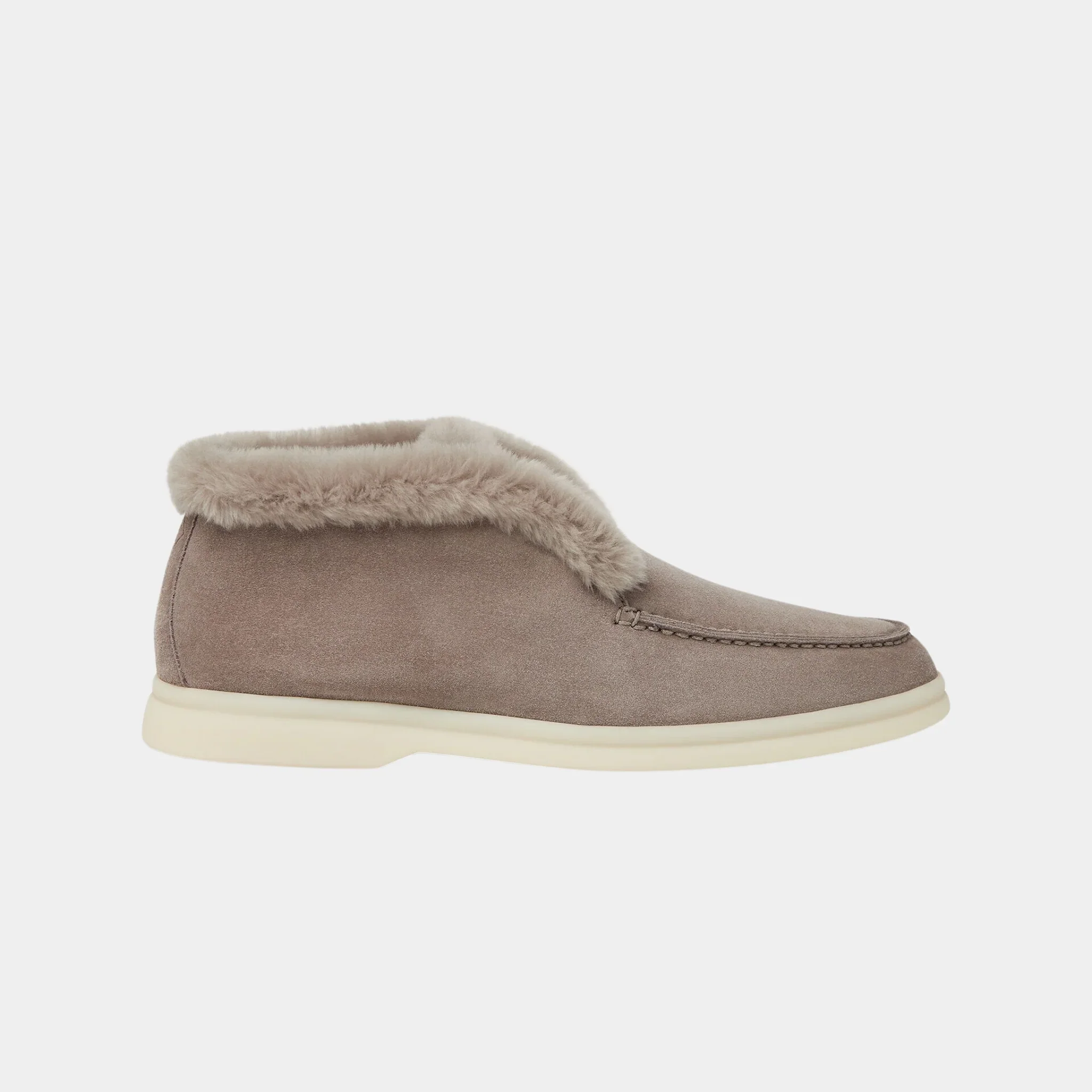 Open Walk Ankle Boot in Suede for Women - Image 4