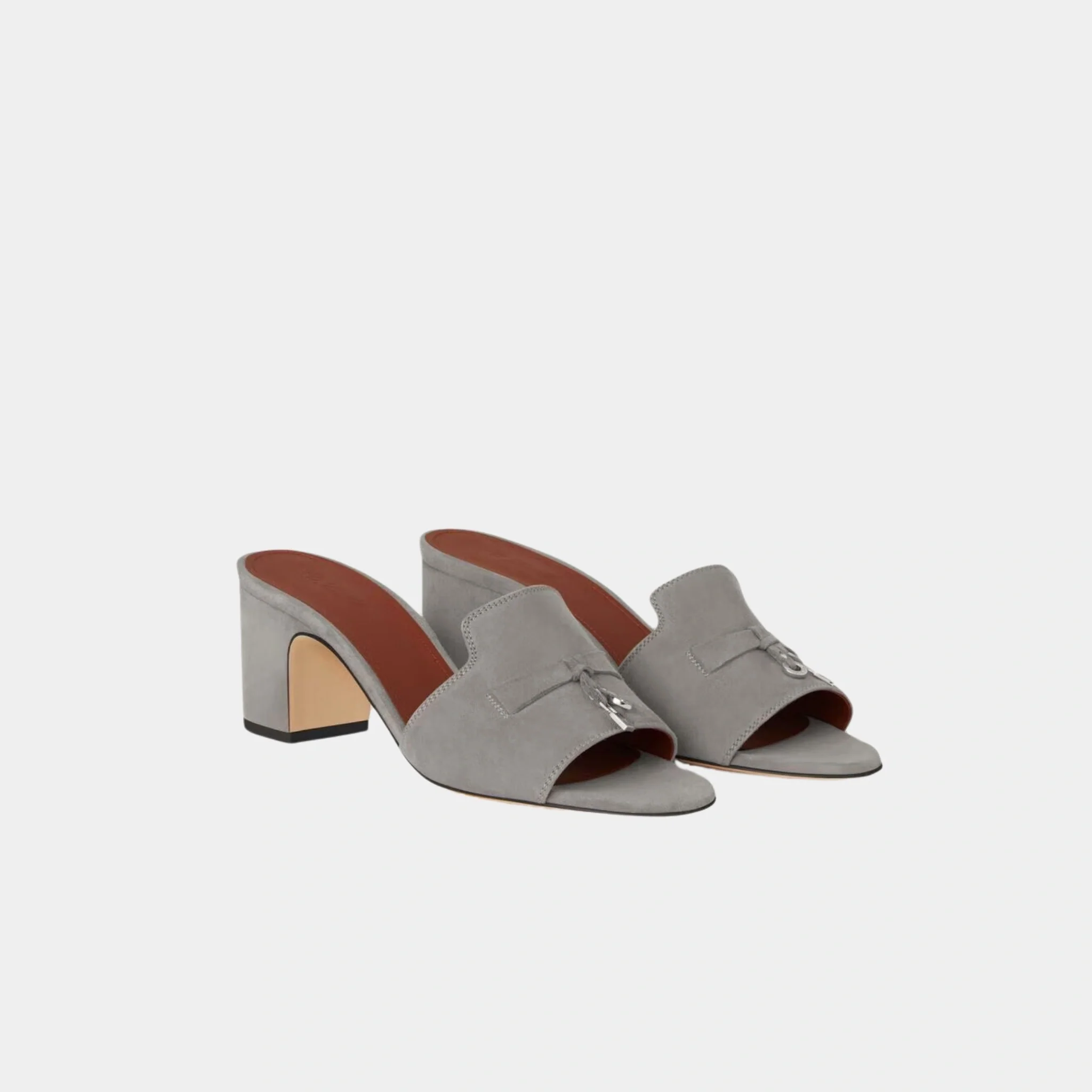 Summer Charms Heel Sandal Suede Goatskin - Image 3