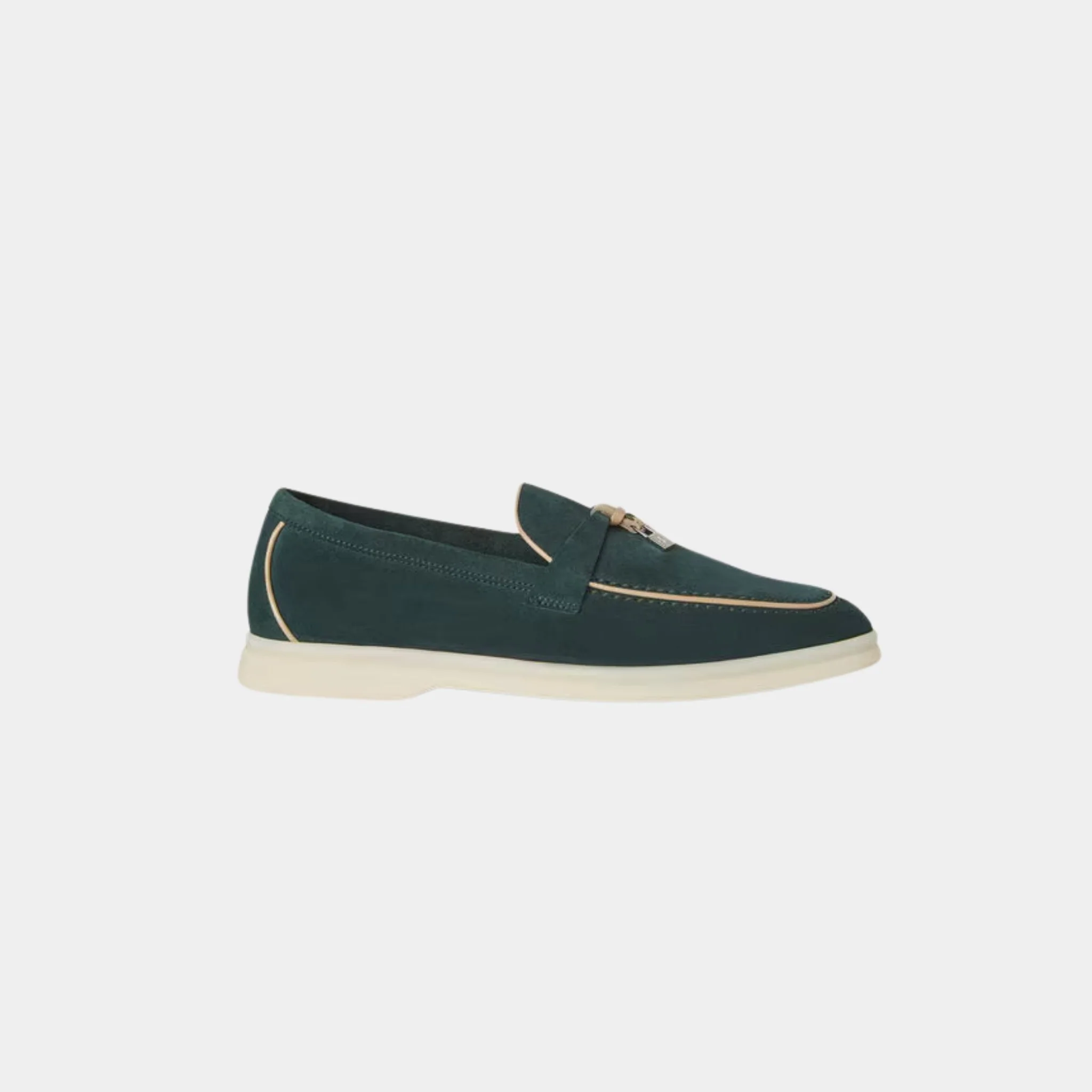 Summer Charms Walk Loafers In Suede Goatskin - Image 11