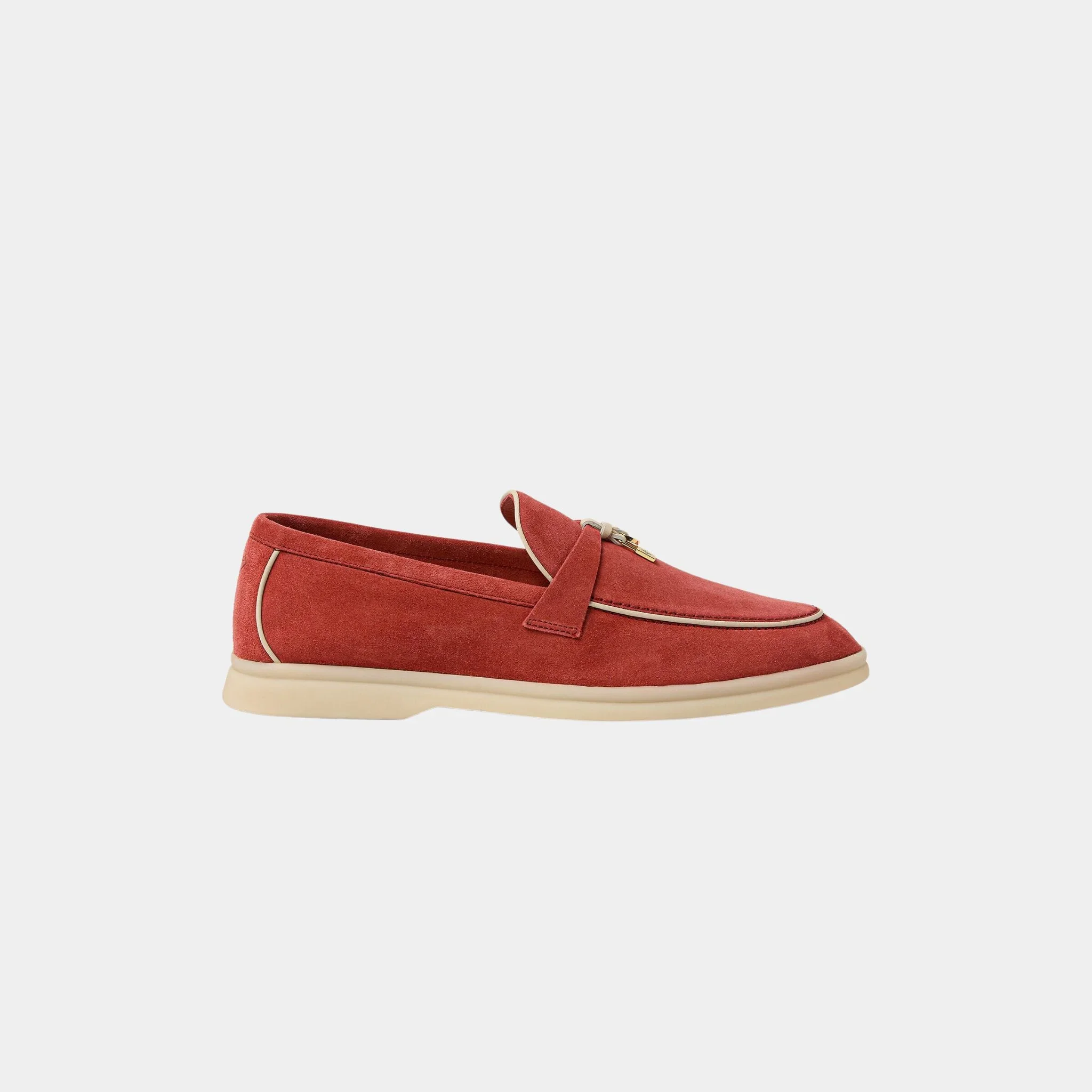 Summer Charms Walk Loafers In Suede Goatskin - Image 13
