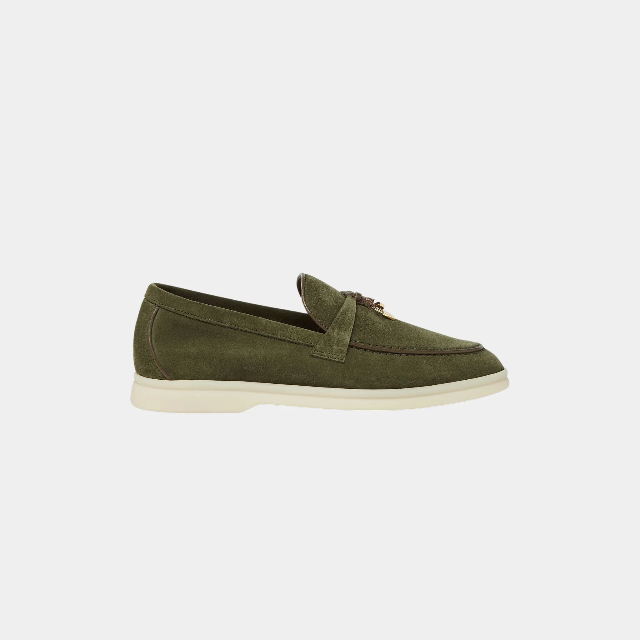 Summer Charms Walk Loafers In Suede Goatskin - Image 16
