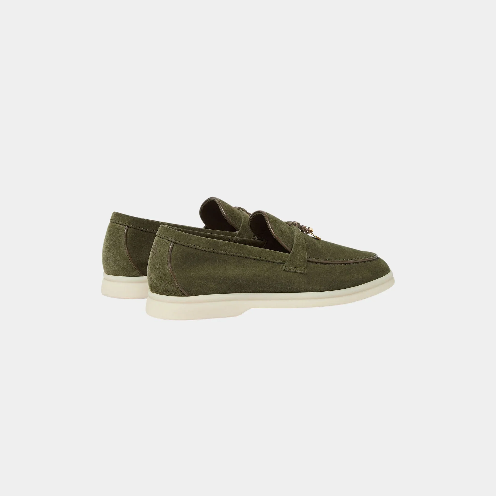 Summer Charms Walk Loafers In Suede Goatskin - Image 18