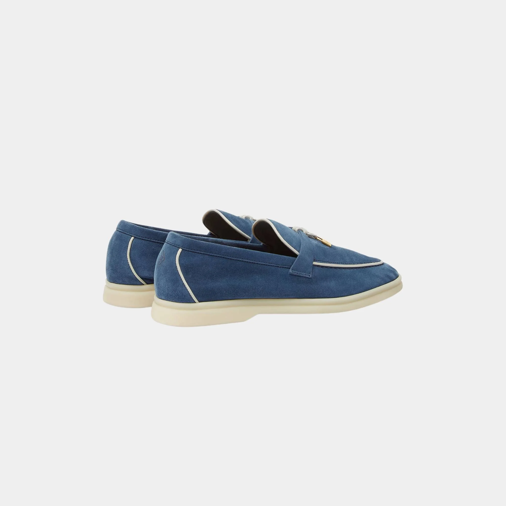 Summer Charms Walk Loafers In Suede Goatskin - Image 8