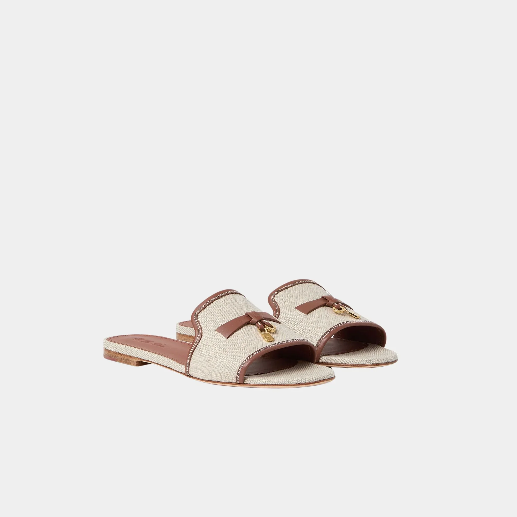 Summer Charms Sandal in Cotton and Linen - Image 2