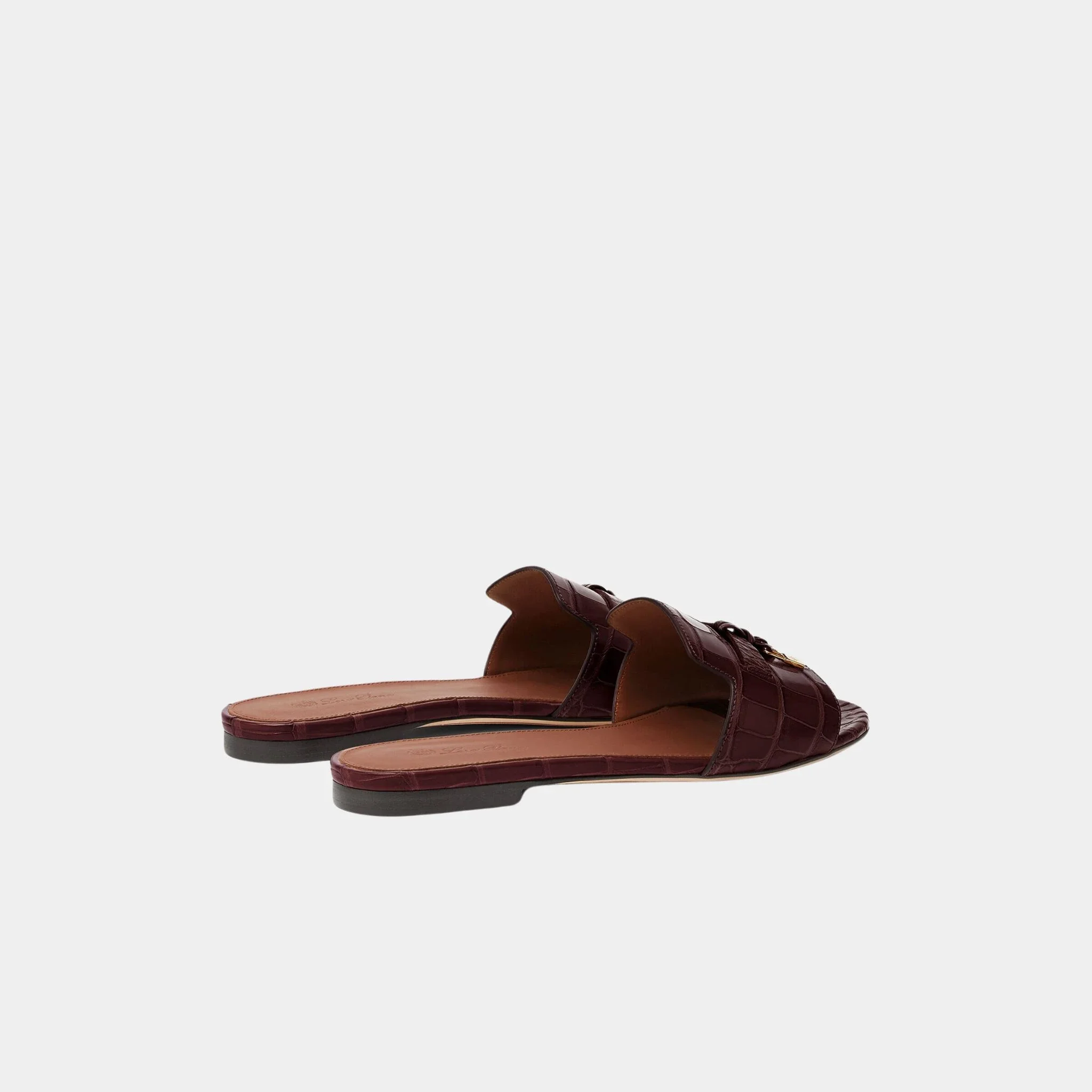 Summer Charms Sandal in Crocodile Leather - Image 3