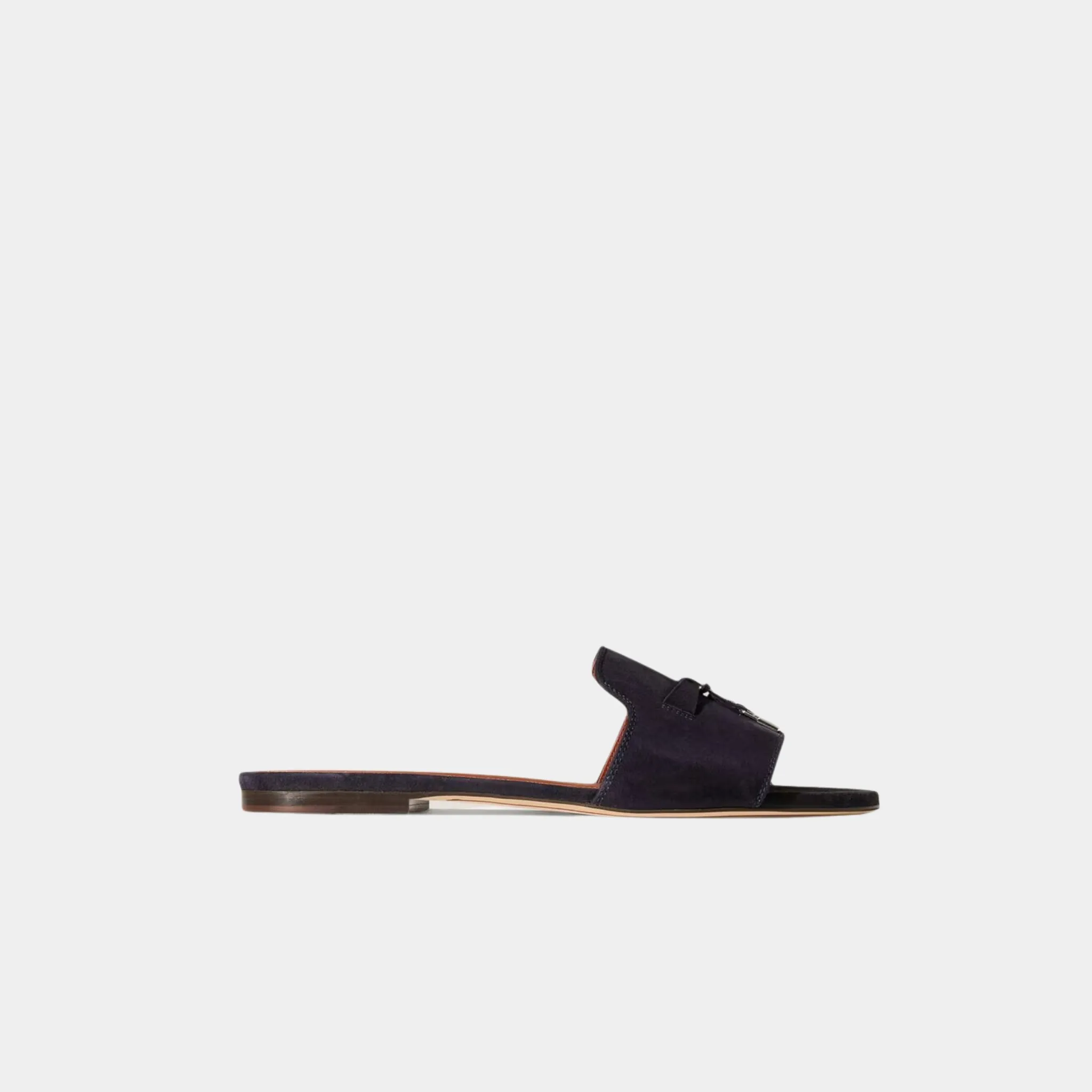 Summer Charms Suede Goatskin Flat Sandal - Image 4