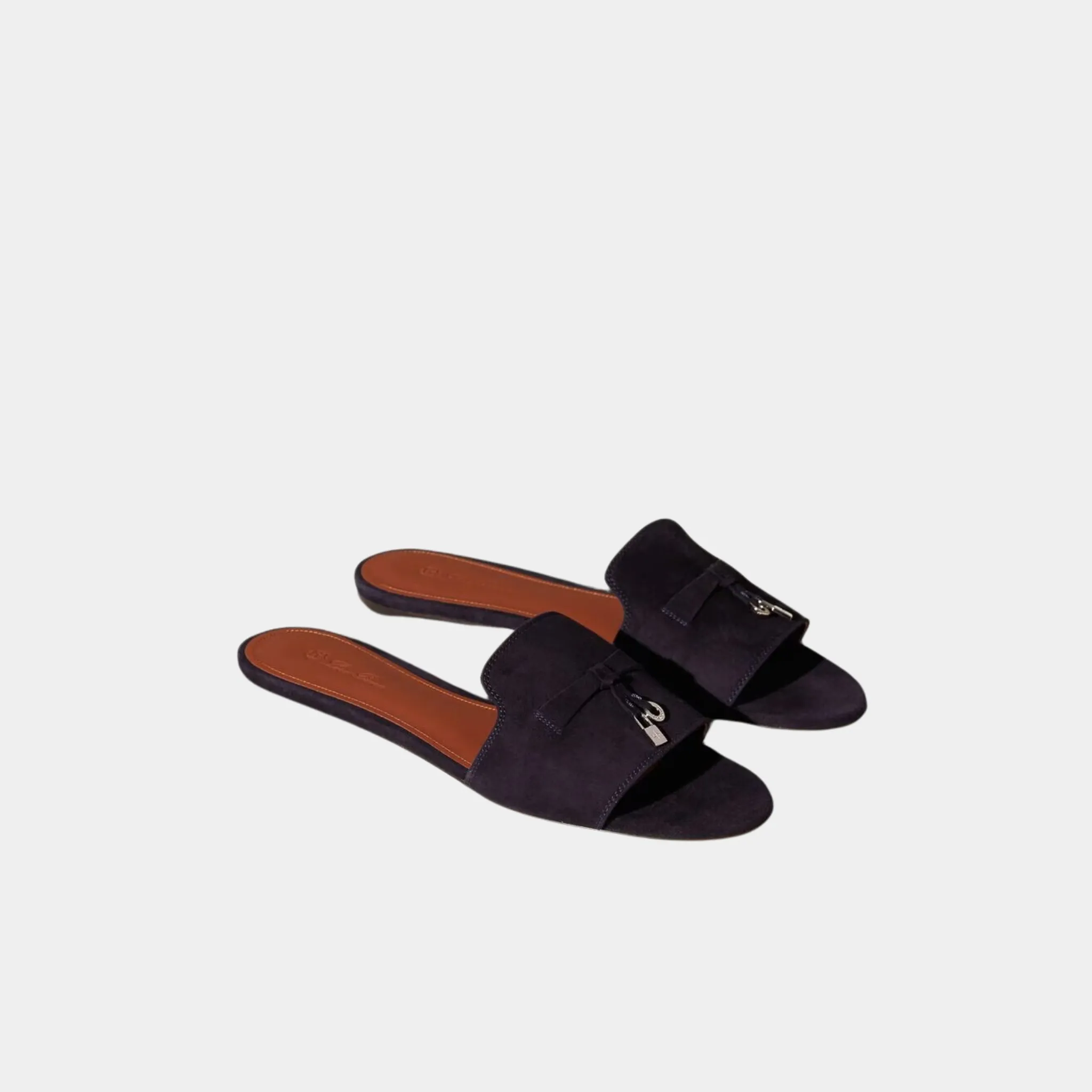 Summer Charms Suede Goatskin Flat Sandal - Image 5