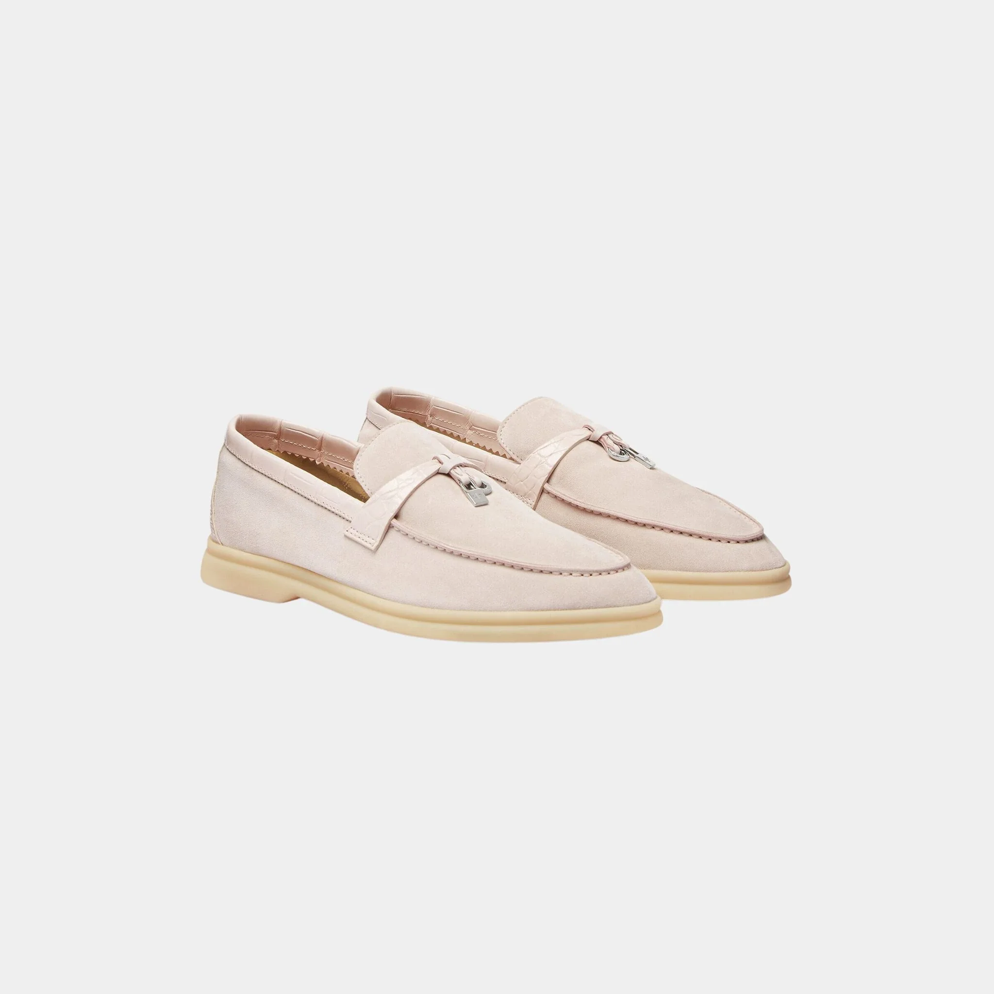 Summer Charms Walk Loafer Suede with Alligator Skin - Image 11