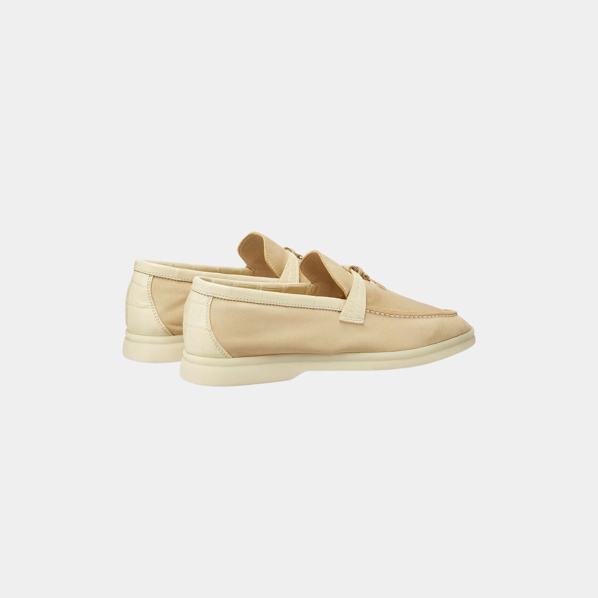 Summer Charms Walk Loafer Suede with Alligator Skin - Image 3