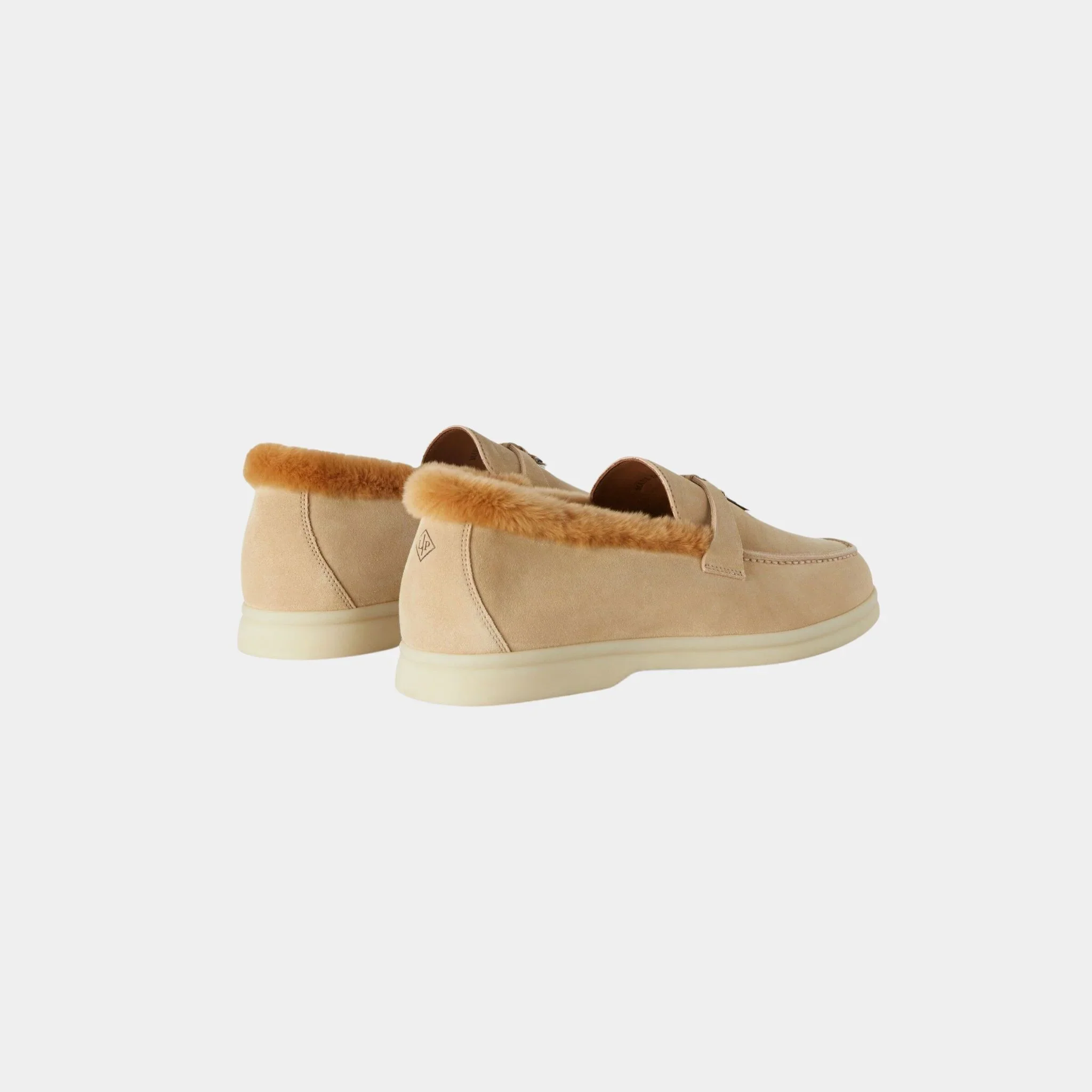 Summer Charms Walk Loafer Suede with Beaver Fur - Image 6