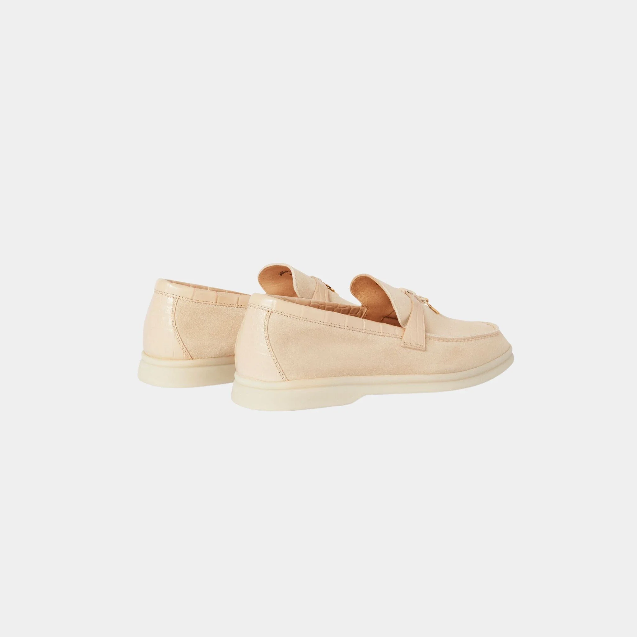 Summer Charms Walk Loafers Suede with Alligator Skin - Image 6