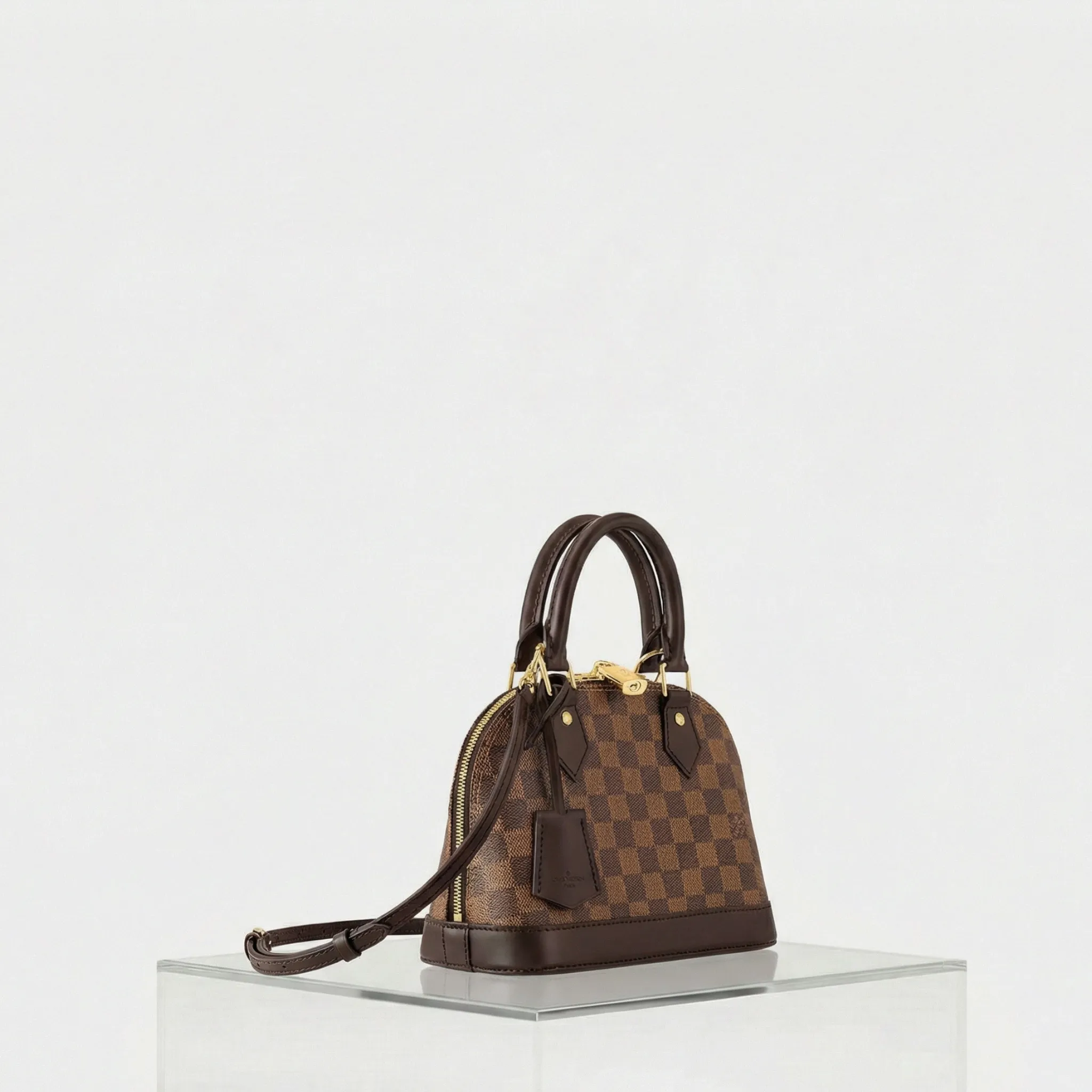 Alma BB Damier Ebene Canvas Handbag - Image 2