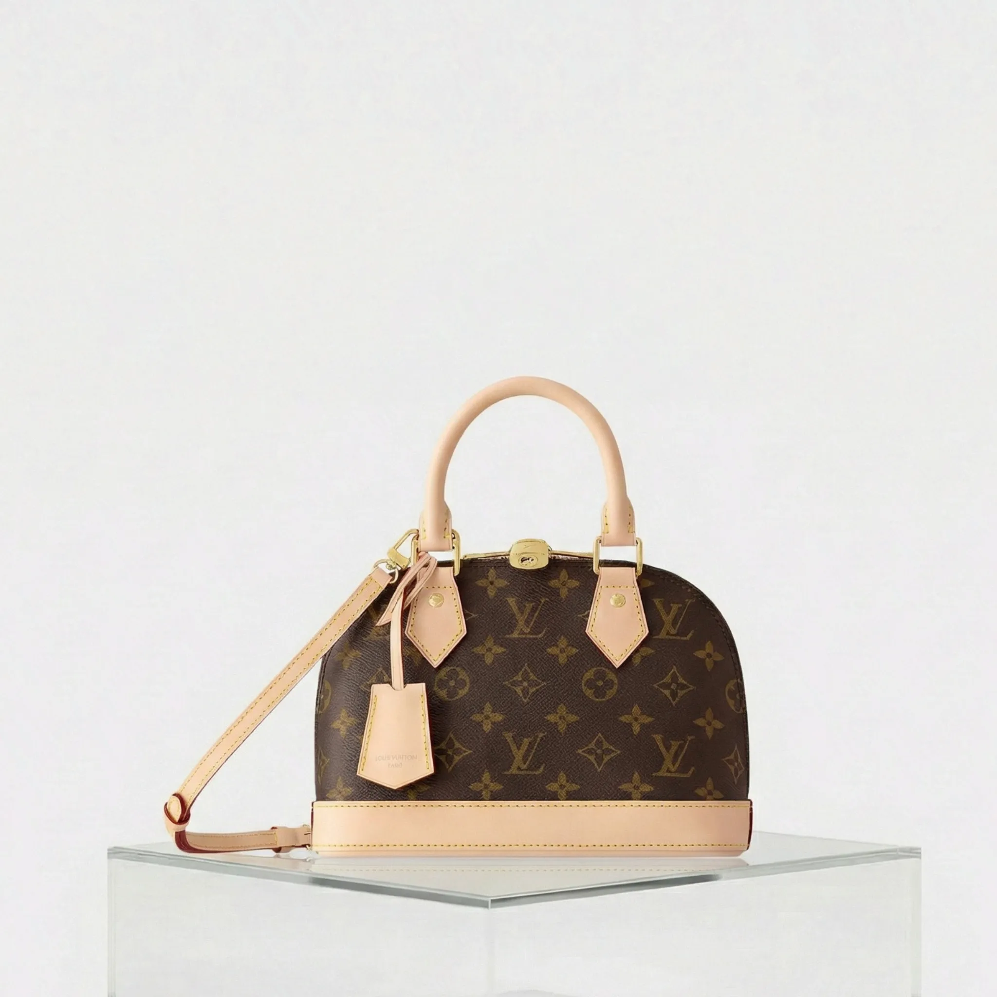 Alma BB Monogram Canvas Handbag