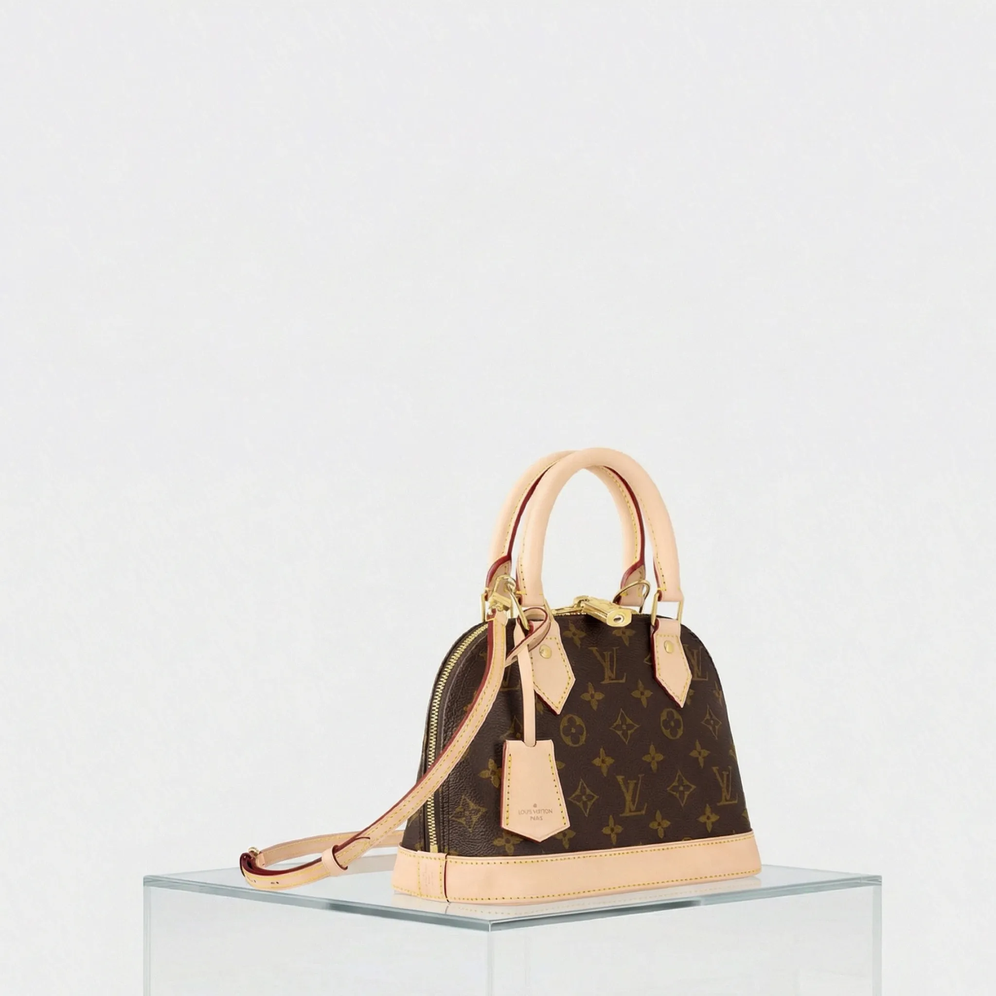 Alma BB Monogram Canvas Handbag - Image 2