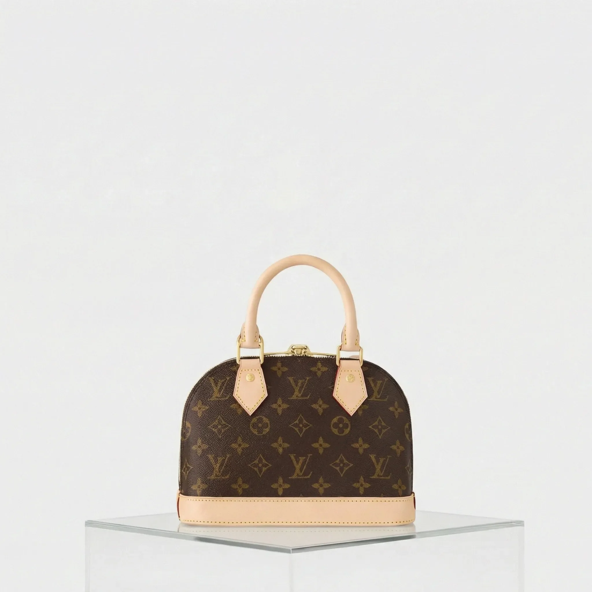 Alma BB Monogram Canvas Handbag - Image 3