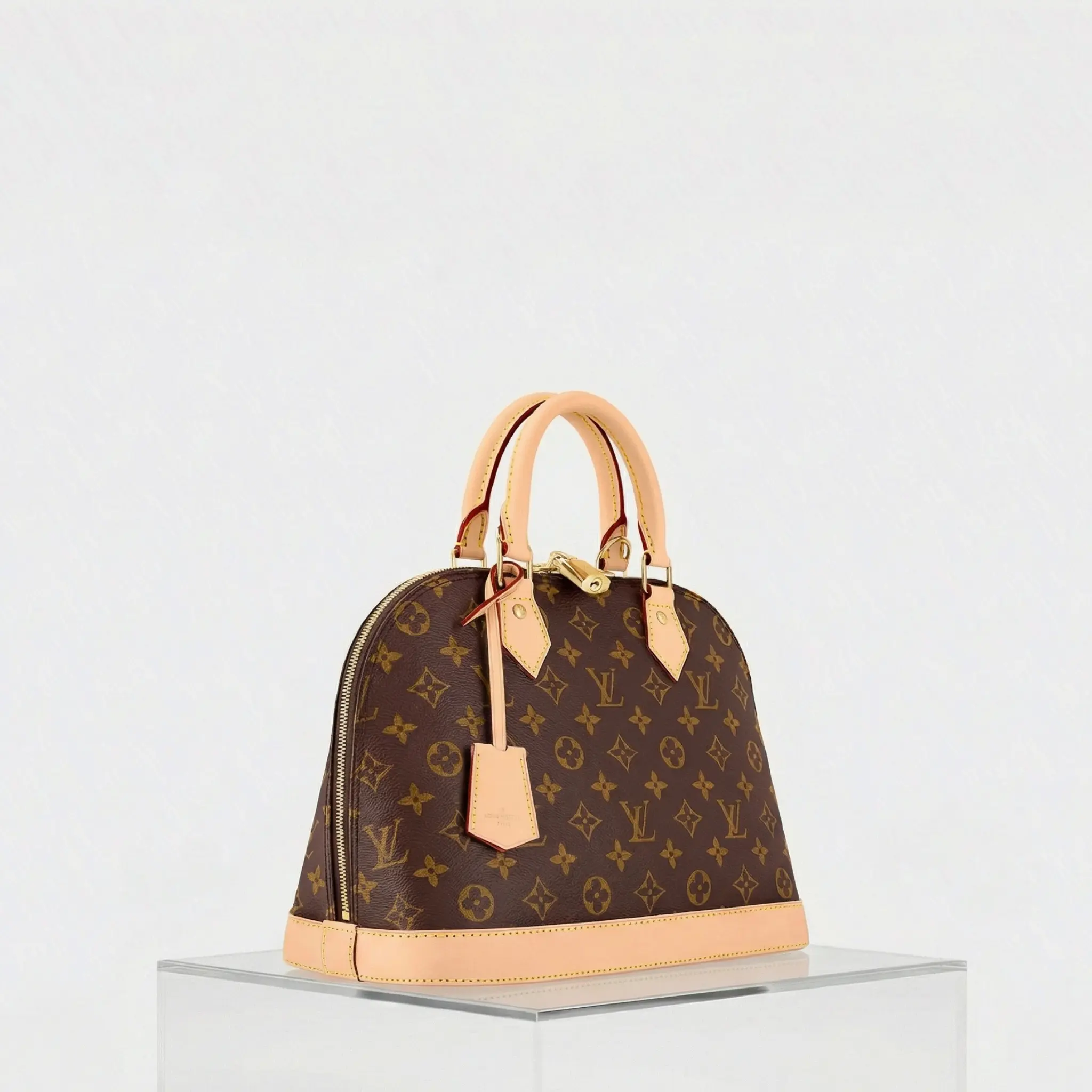 Alma PM Monogram Canvas Handbag - Image 2
