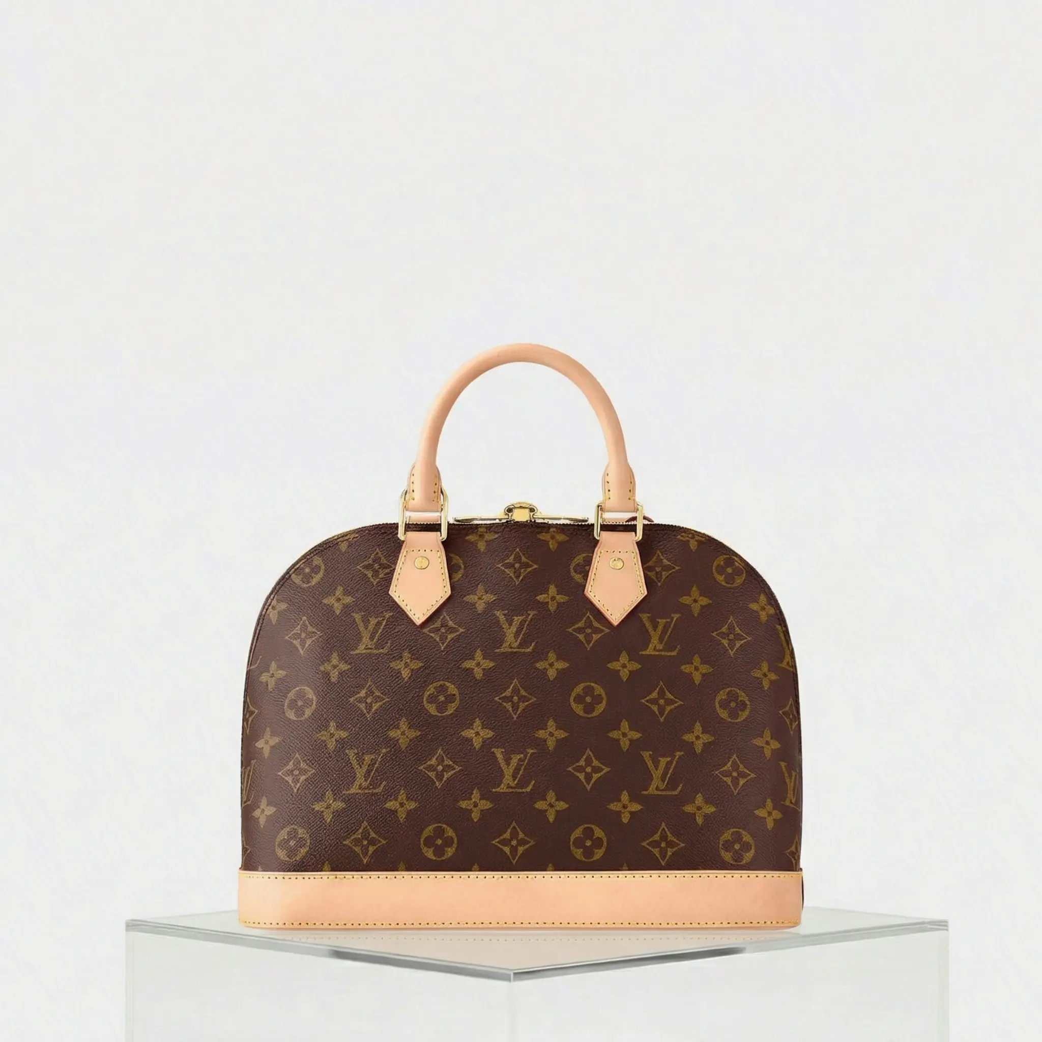 Alma PM Monogram Canvas Handbag - Image 3