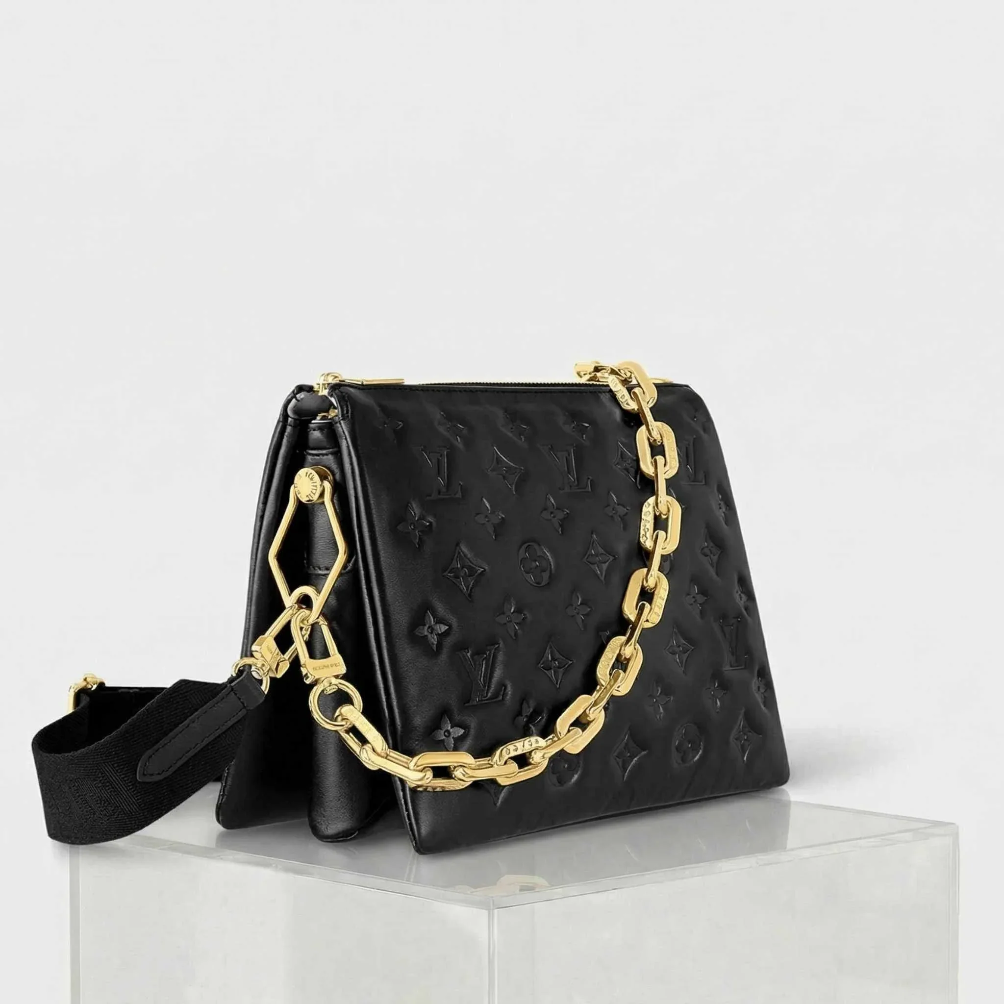 Coussin PM Handbag Monogram-embossed Puffy Lambskin - Image 2