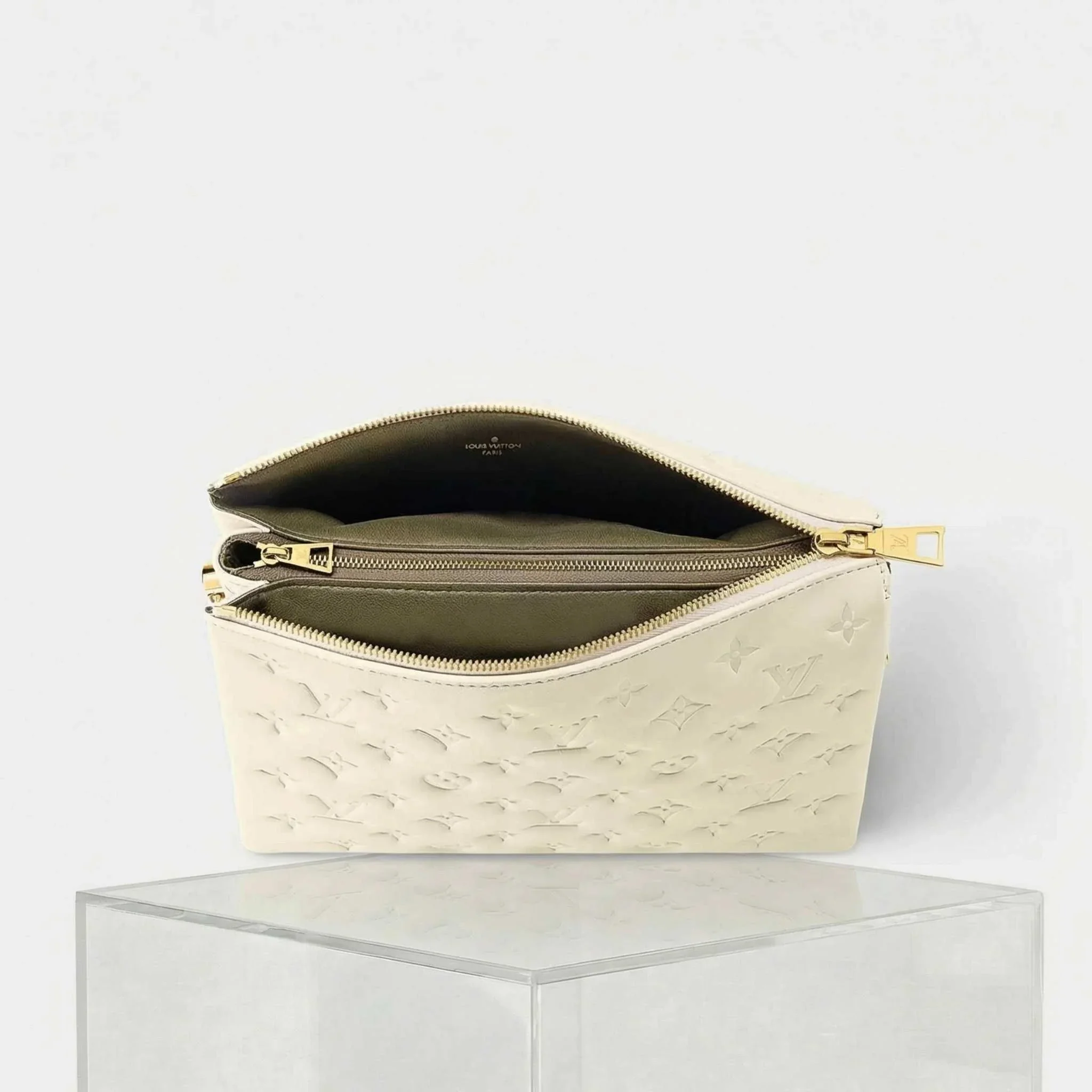 Coussin PM Handbag Monogram-embossed Puffy Lambskin - Image 9