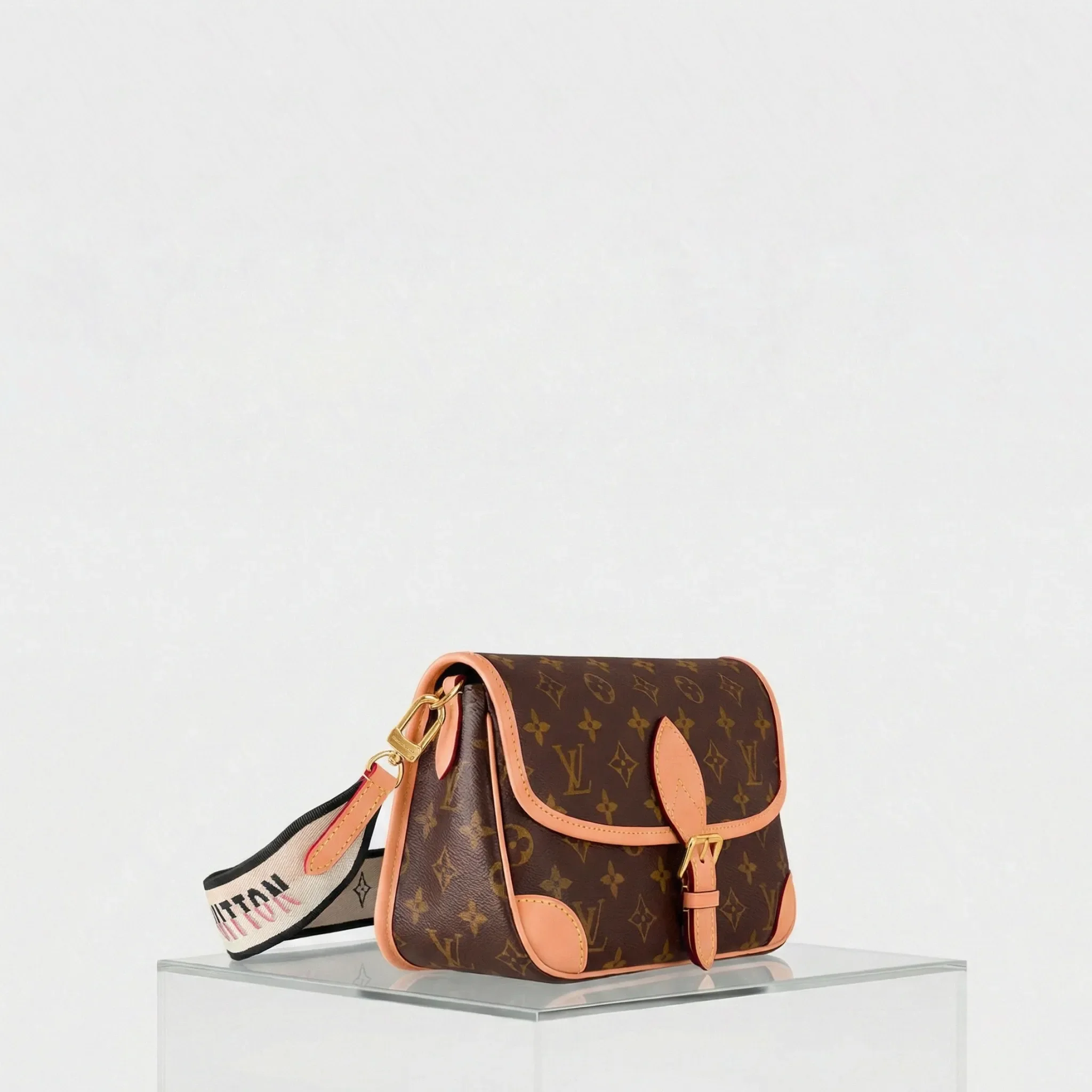 Diane Satchel Handbag Monogram Canvas - Image 2