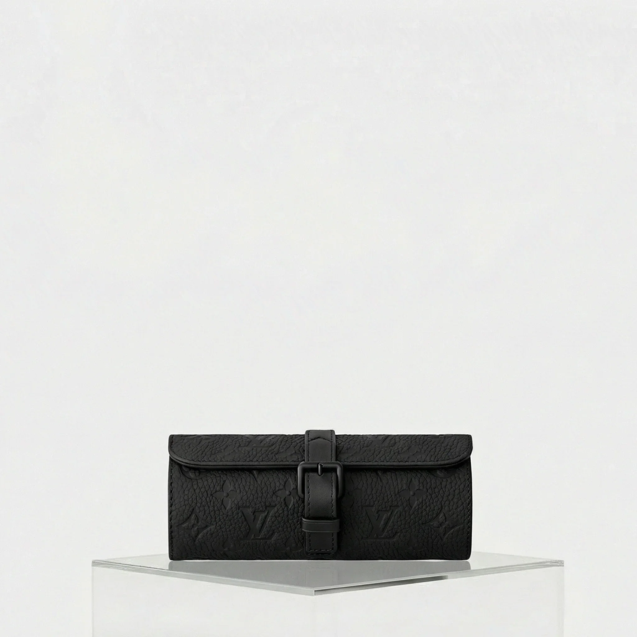 Etui 3 Montres Monogram-embossed Taurillon leather