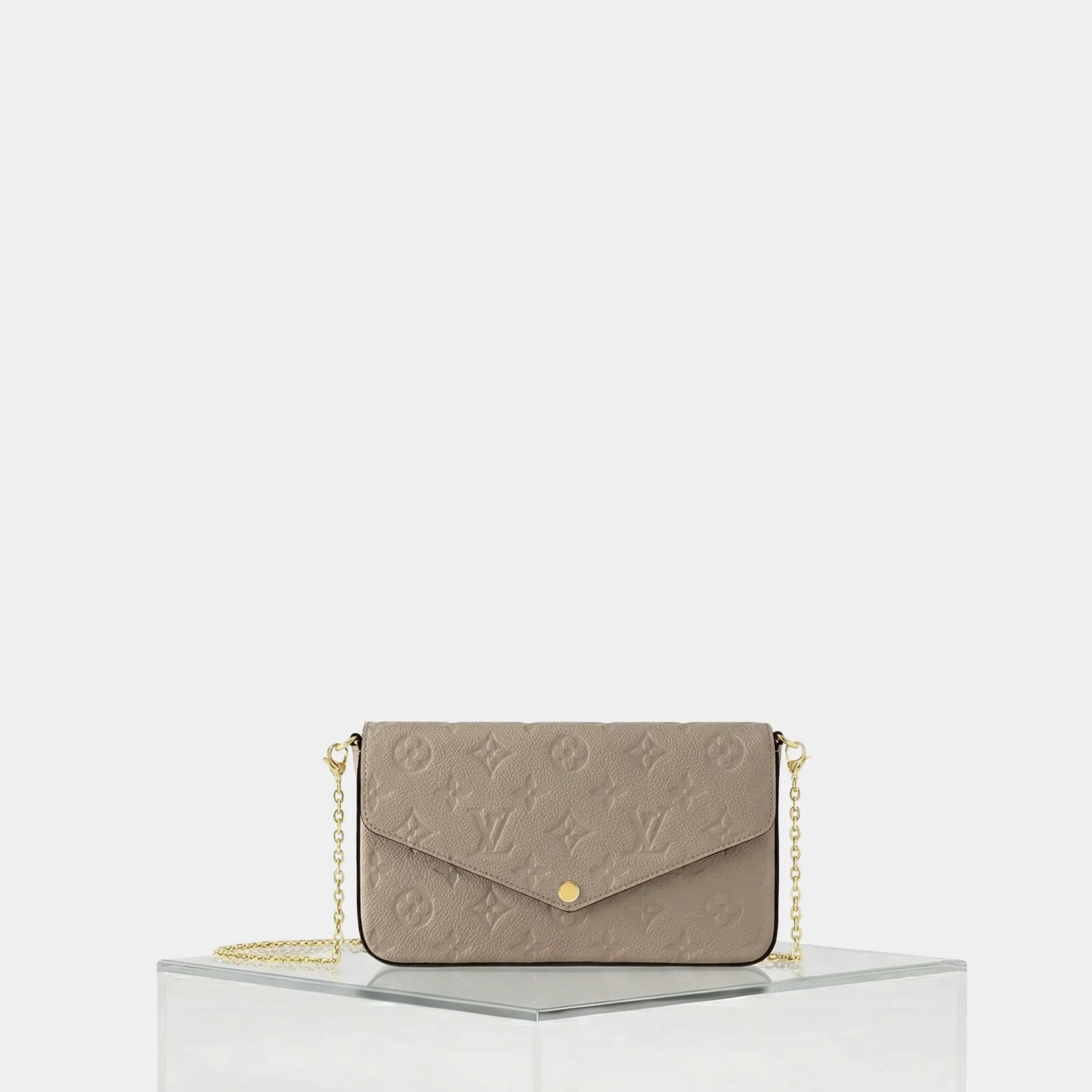 Félicie Pochette Handbag Monogram Empreinte - Image 4