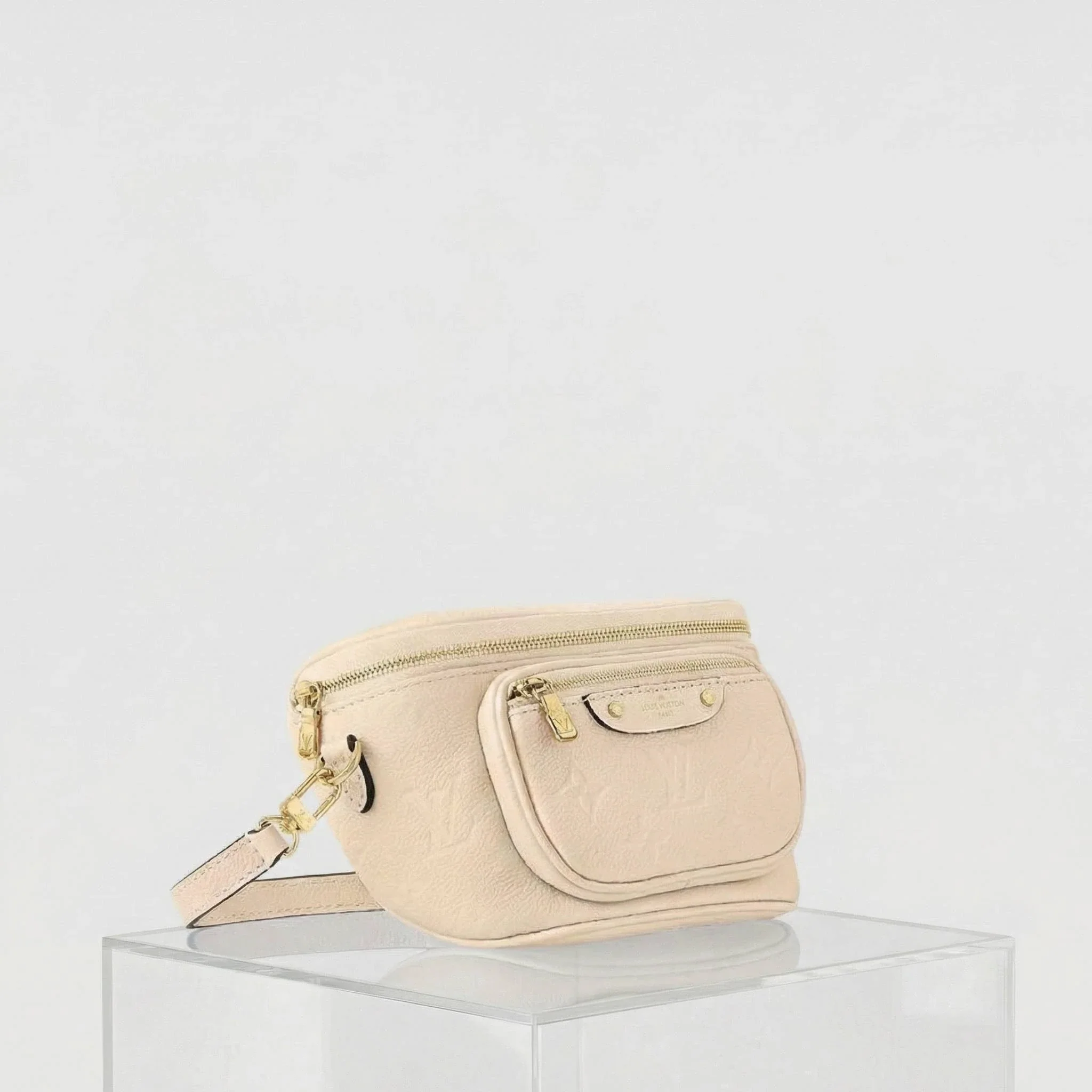 Mini Bumbag Handbag Supple Grained Cowhide Leather - Image 5