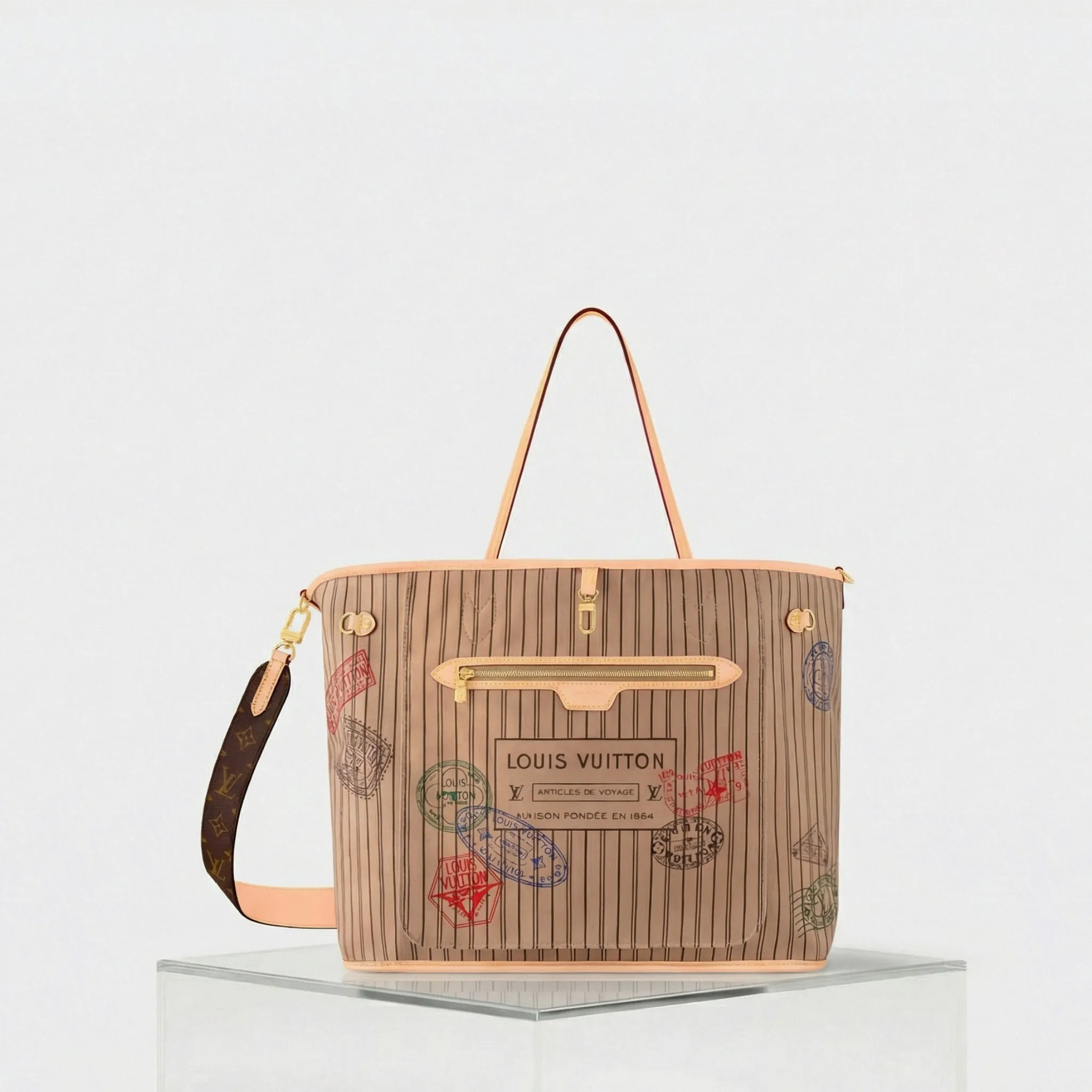 Neverfull Bandouliere Inside Out GM Handbag