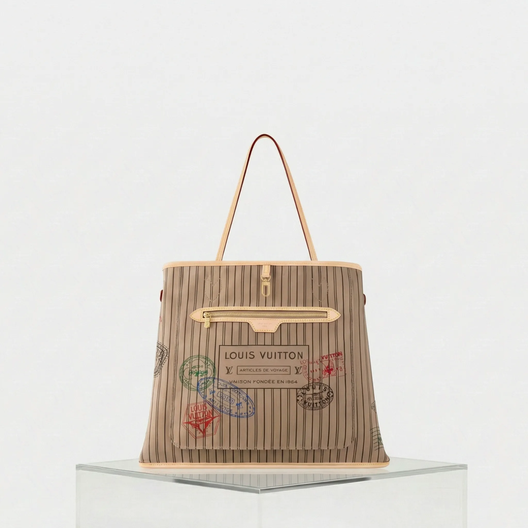 Neverfull Bandouliere Inside Out GM Handbag - Image 3