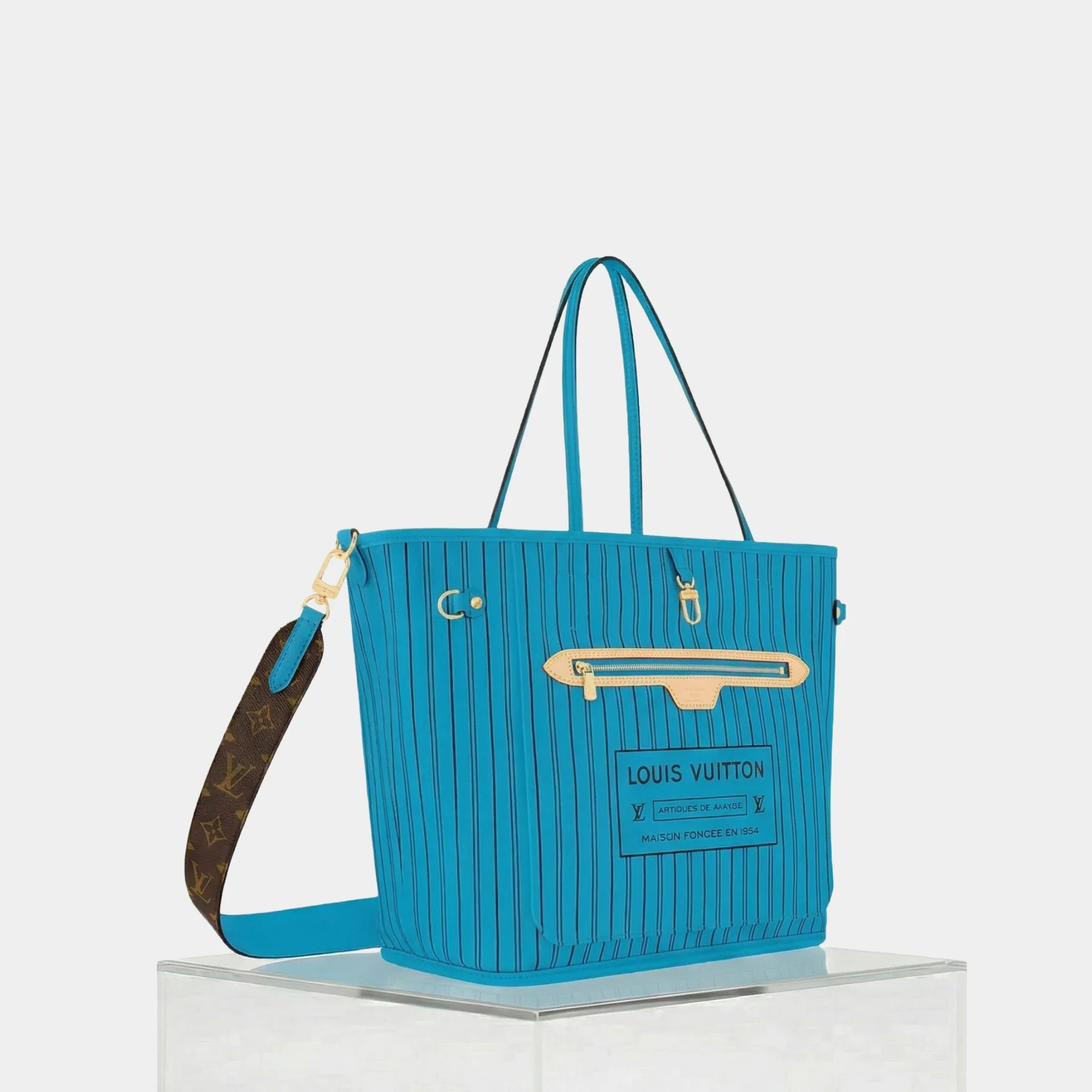 Louis Vuitton Neverfull Bandoulière Monogram Inside Out MM Handbag - Image 11