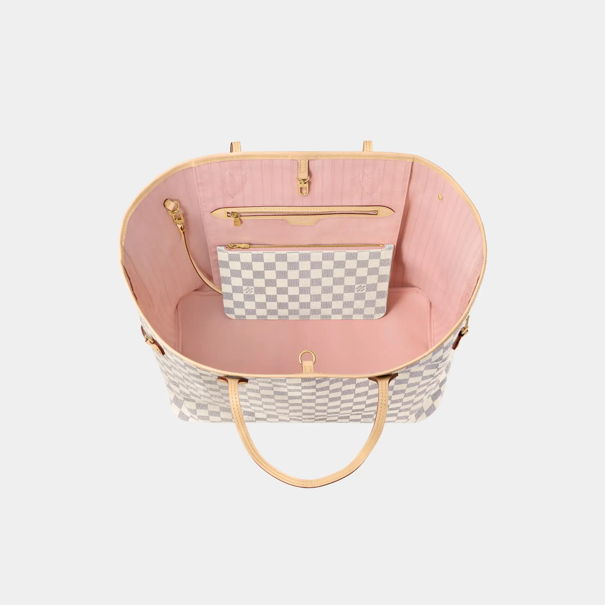 Neverfull GM Tote In Damier Azur - Image 3