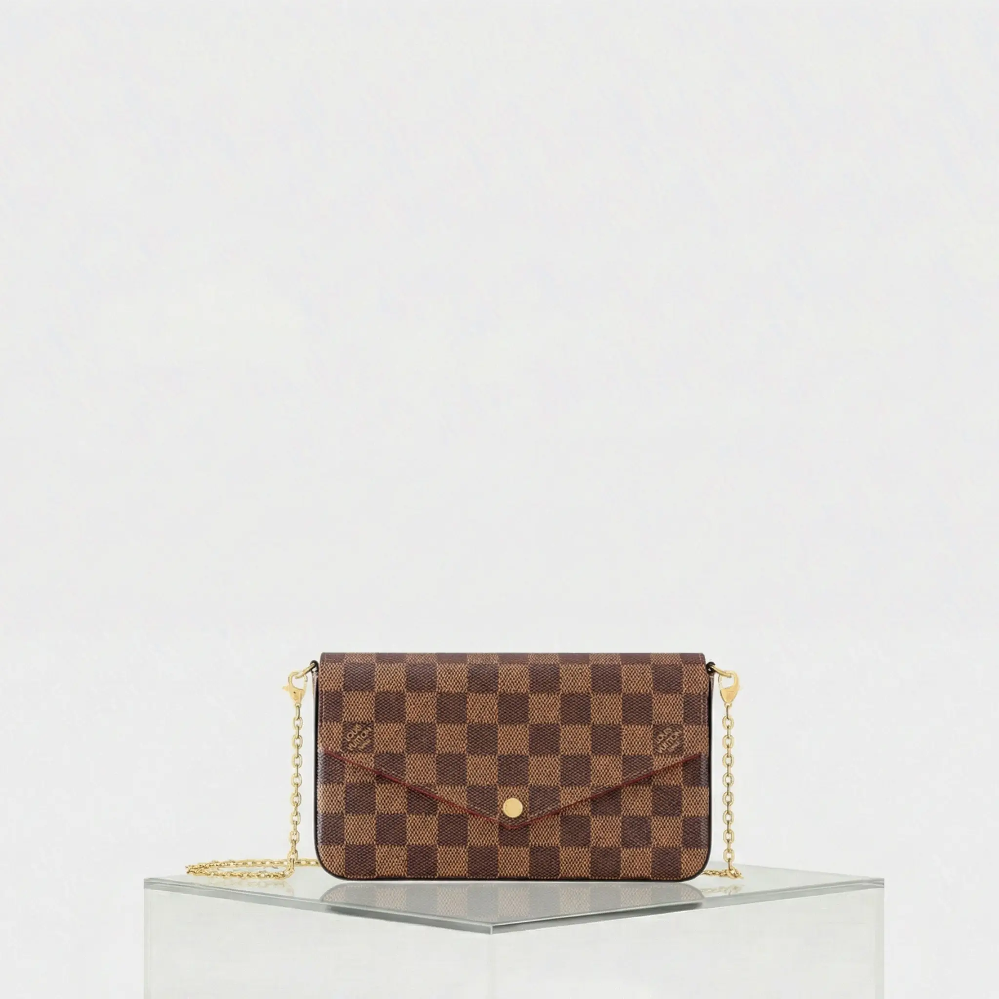 Pochette Félicie Handbag Damier Ebene Canvas