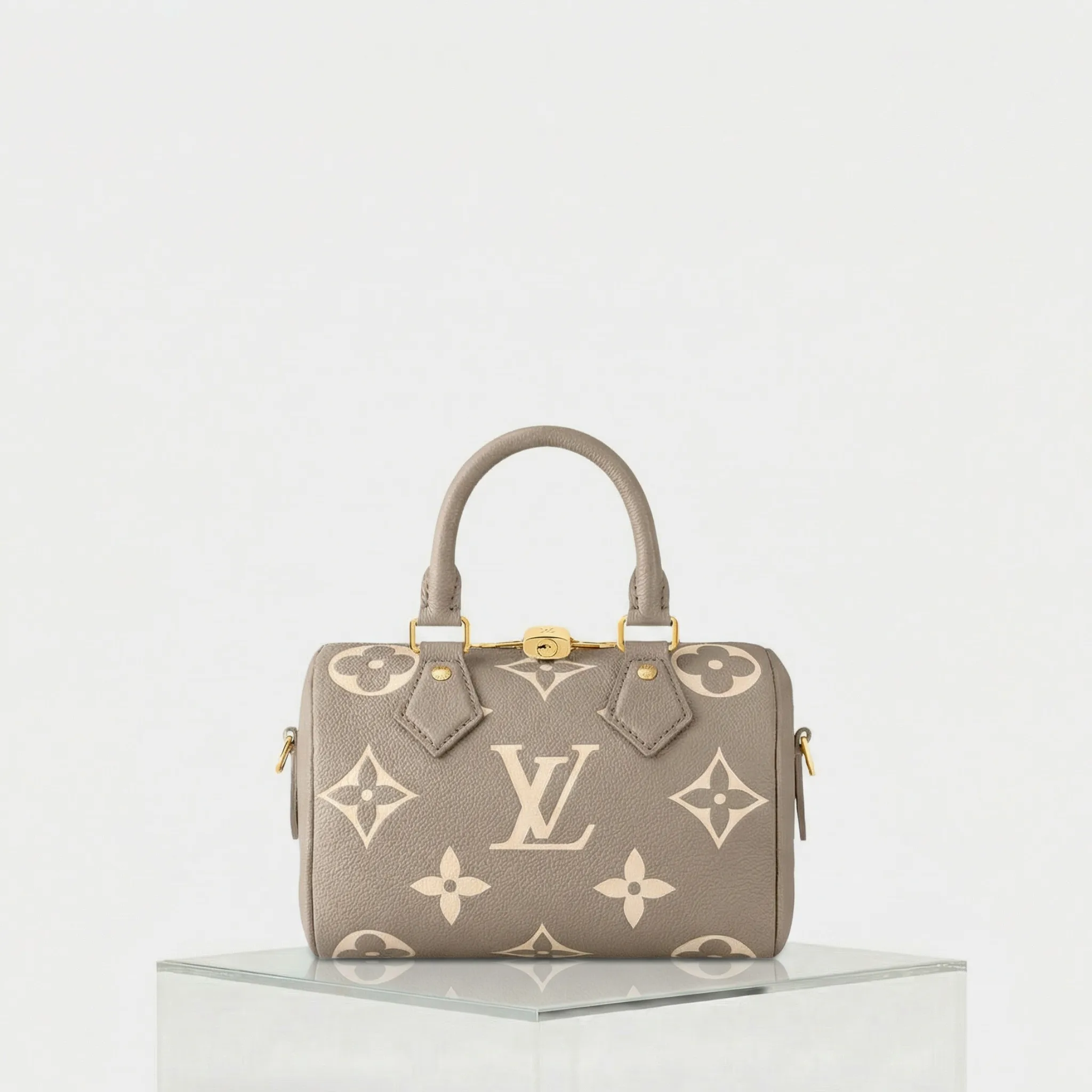 Speedy Bandouliere 20 Two-Tone Monogram Empreinte