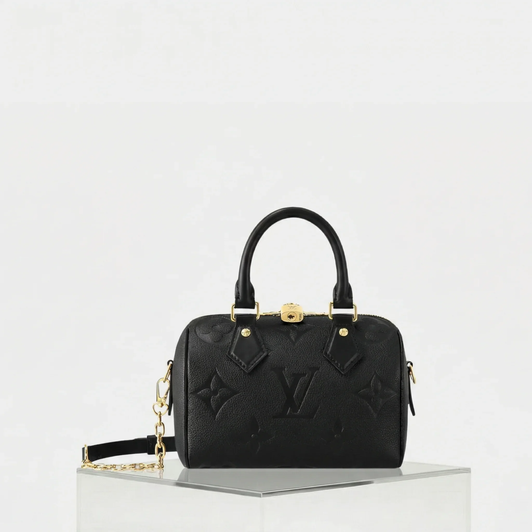Speedy Bandouliere 20 Monogram Empreinte Leather