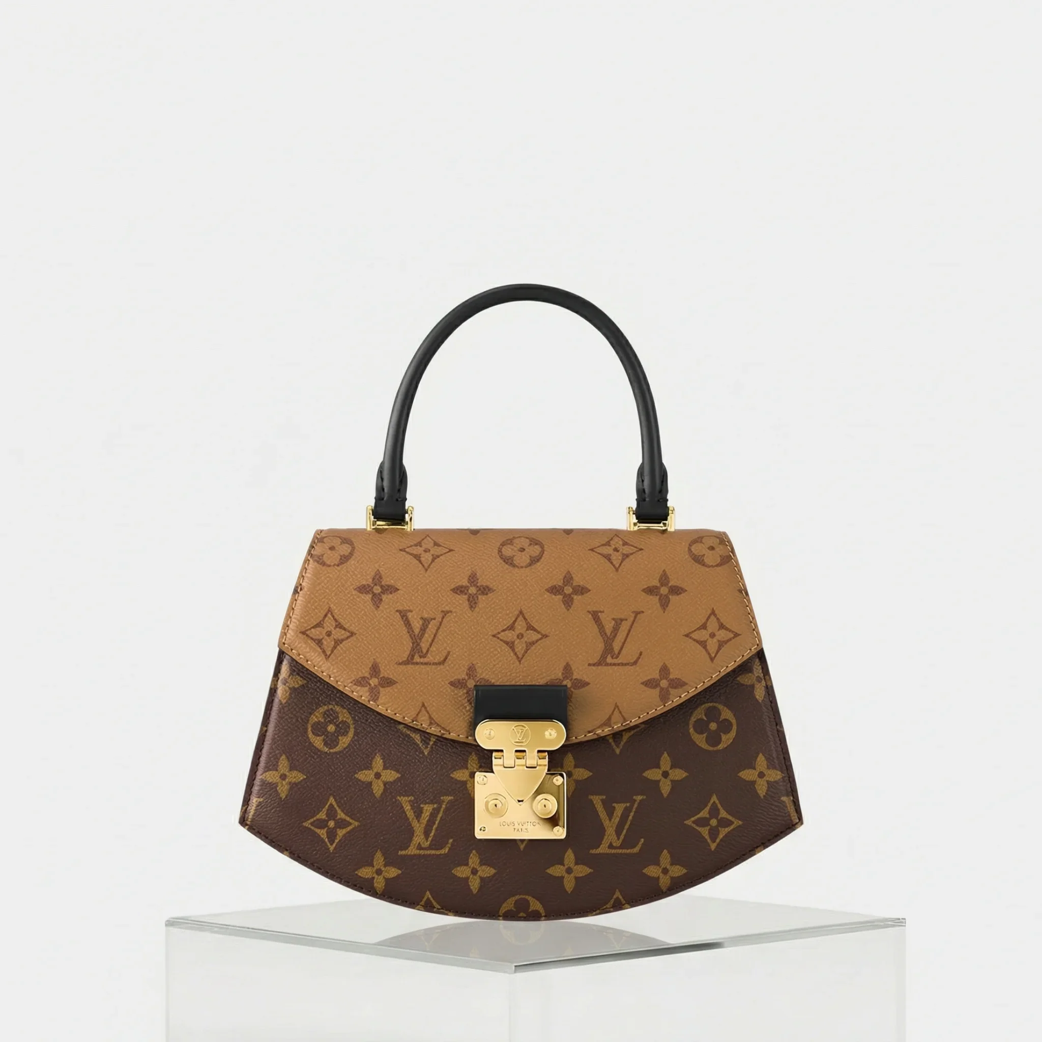 Tilsitt Handbag Monogram and Monogram Reverse Coated Canvas
