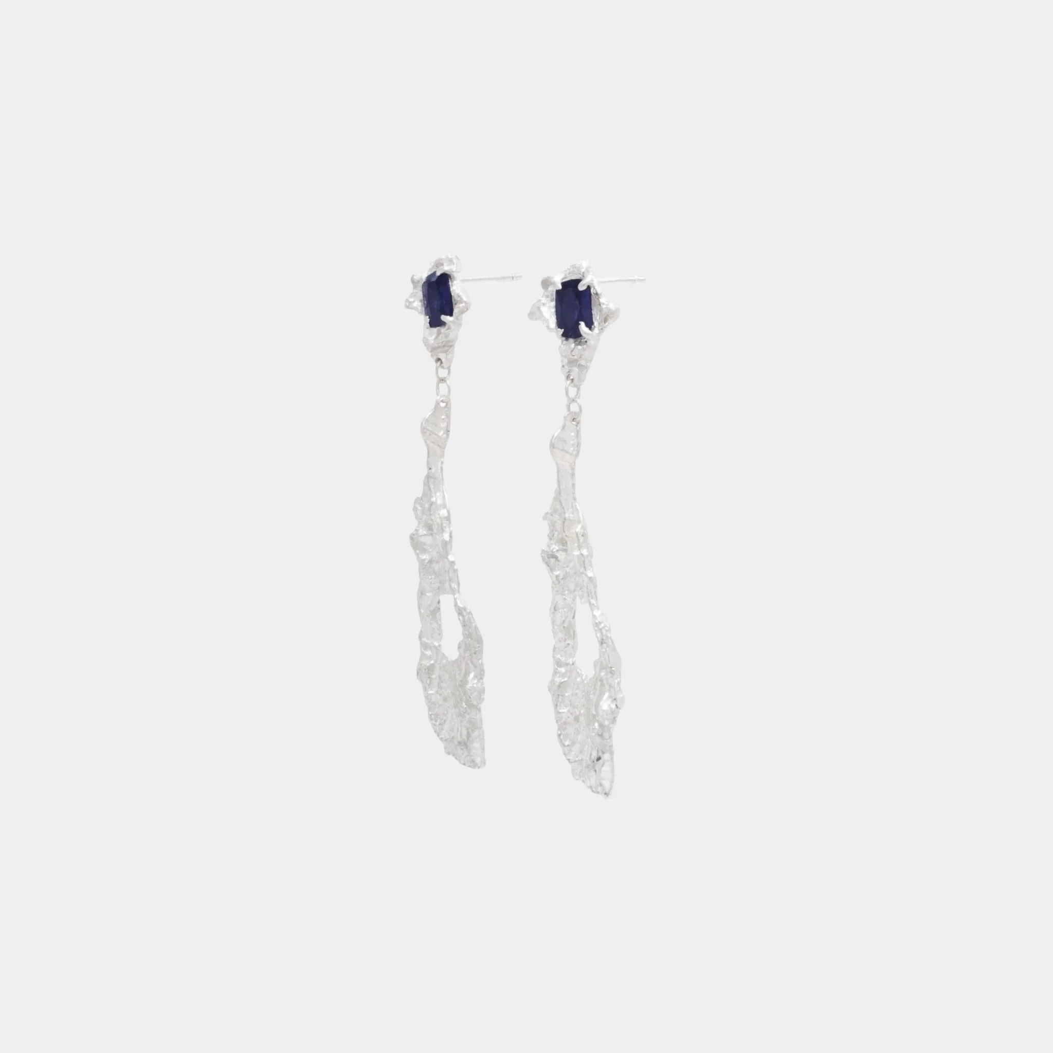 Ceciliae Sapphire Argenti Earrings - Image 2