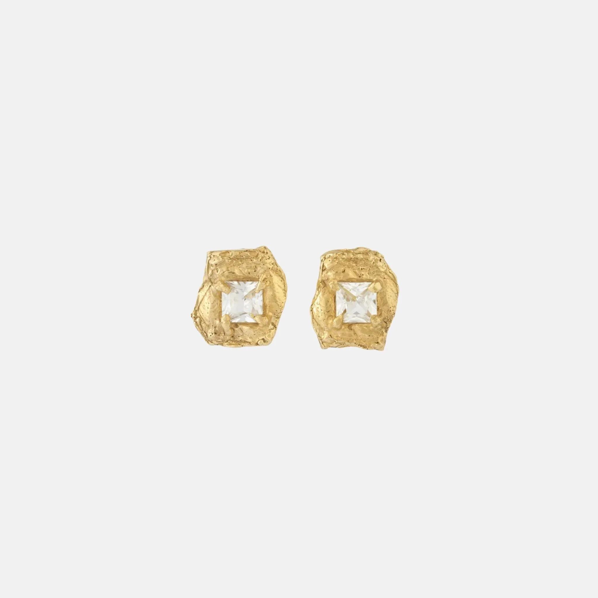 Deti 18K Gold Plated Recycled Silver Earrings