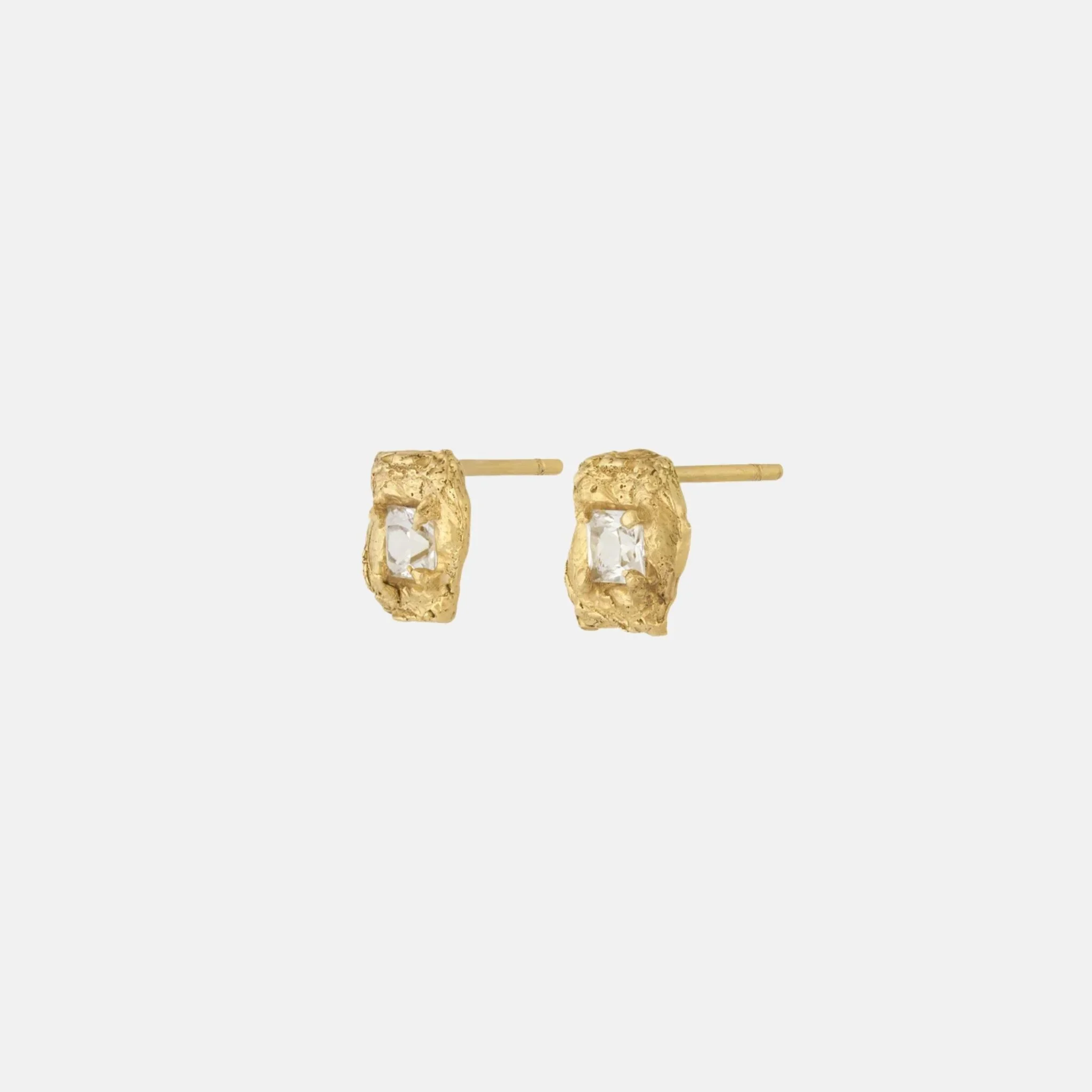 Deti 18K Gold Plated Recycled Silver Earrings - Image 2