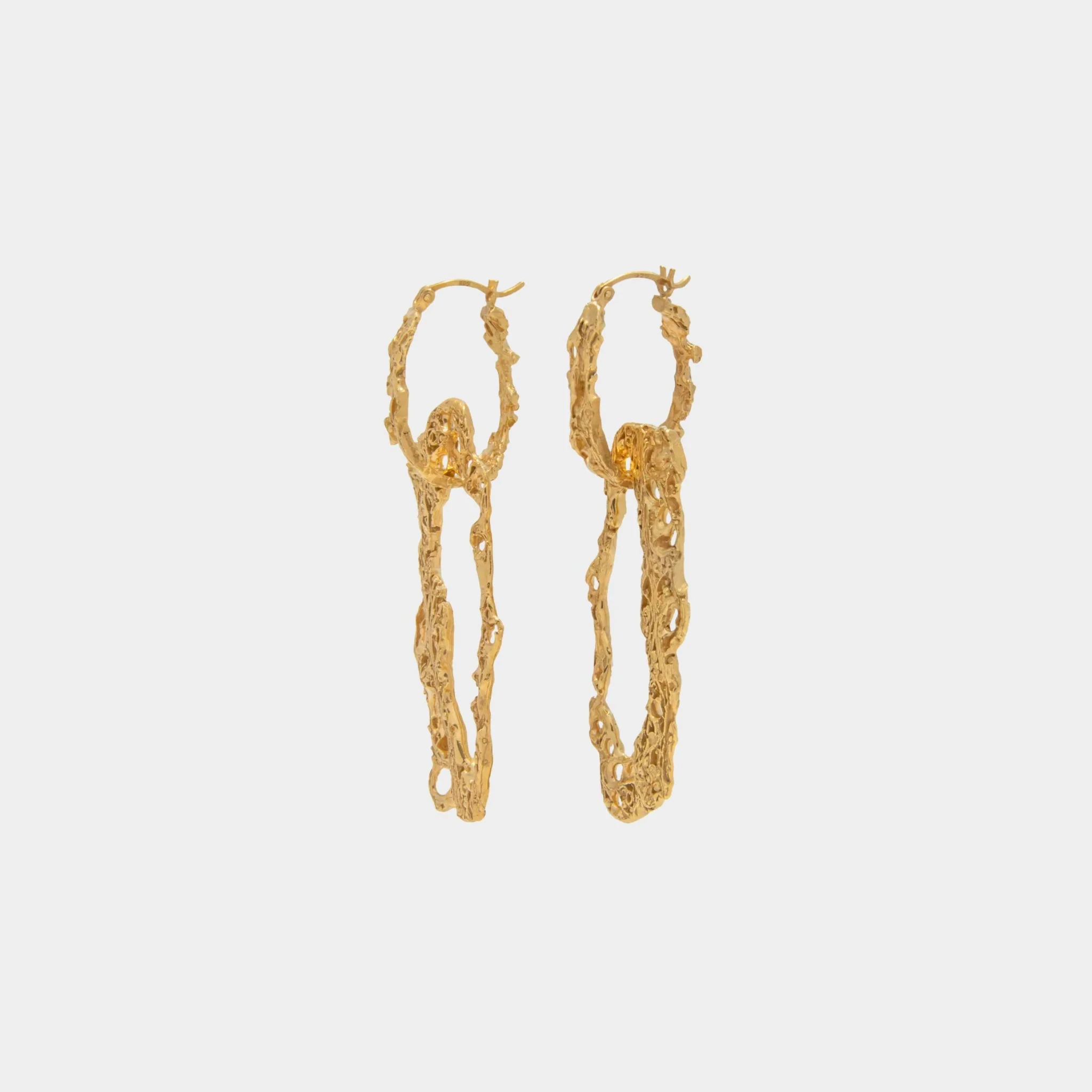 Espostoa Gold Earrings - Image 3