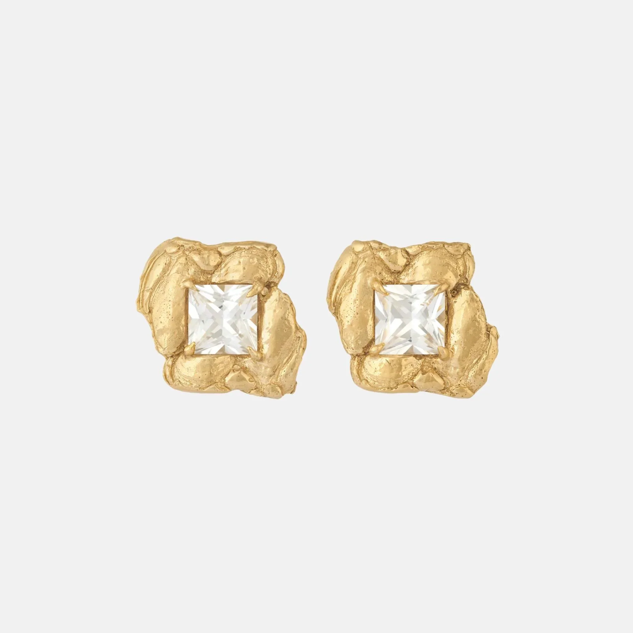 Jaqi 18K Gold Plated Recycled Silver Earrings