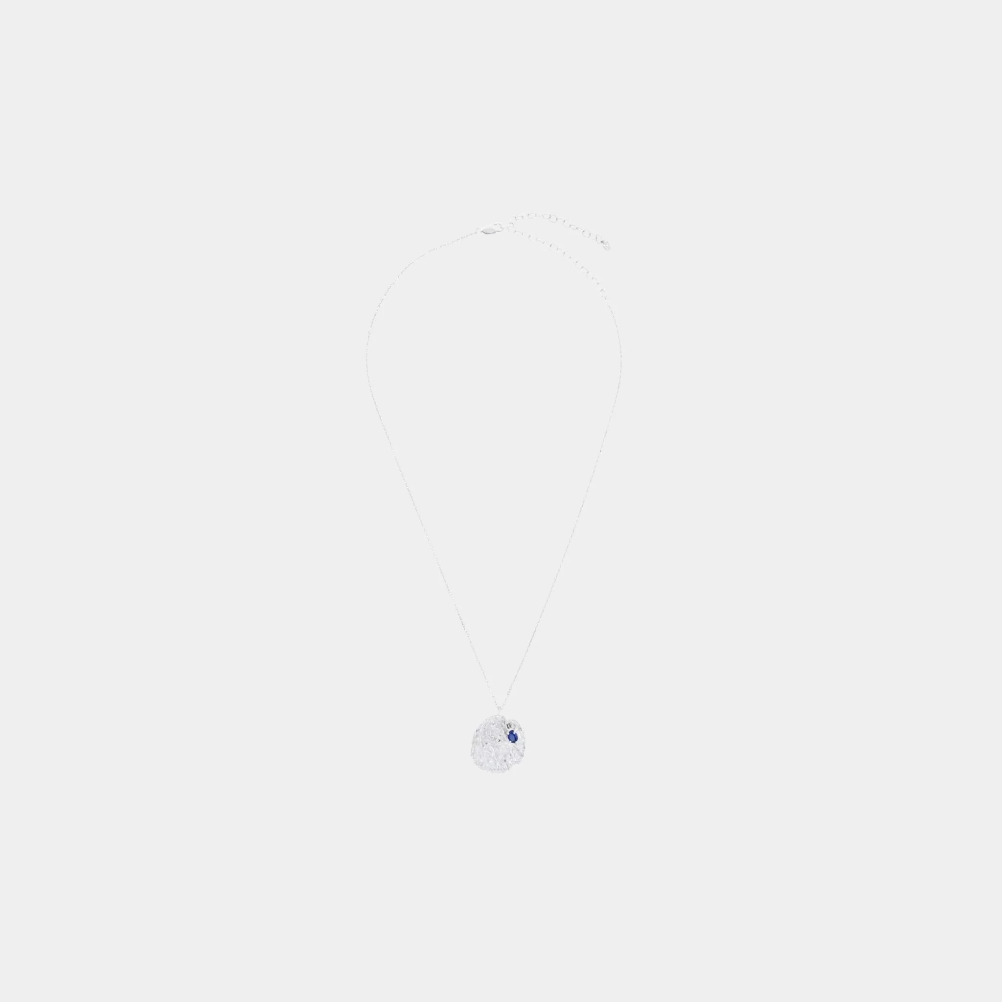Maitake Sapphire Medallion Necklace - Image 5